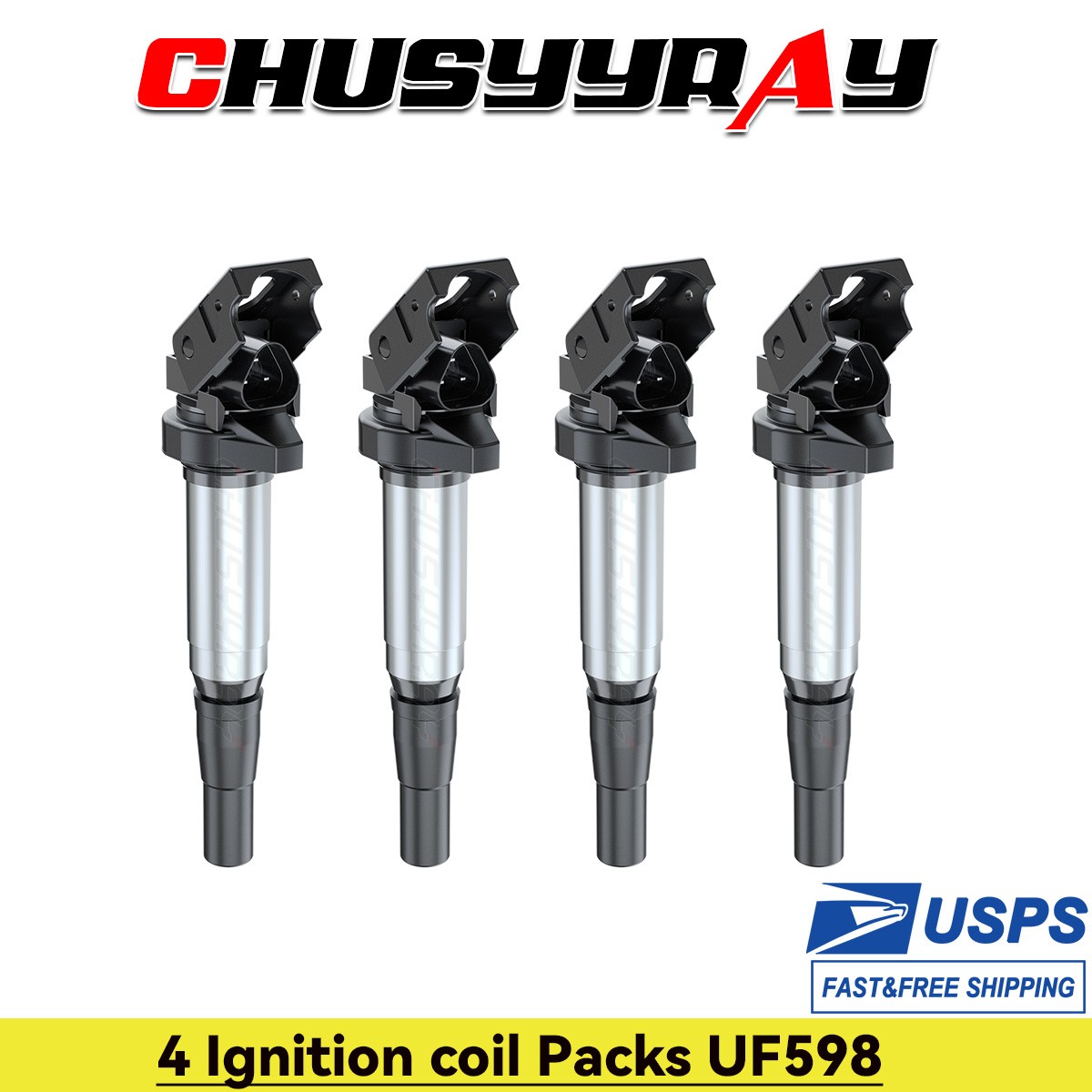 4pcs UF598 IGNITION COIL for 07-15 Mini Cooper 11-16 Mini Cooper Countryman 1.6L