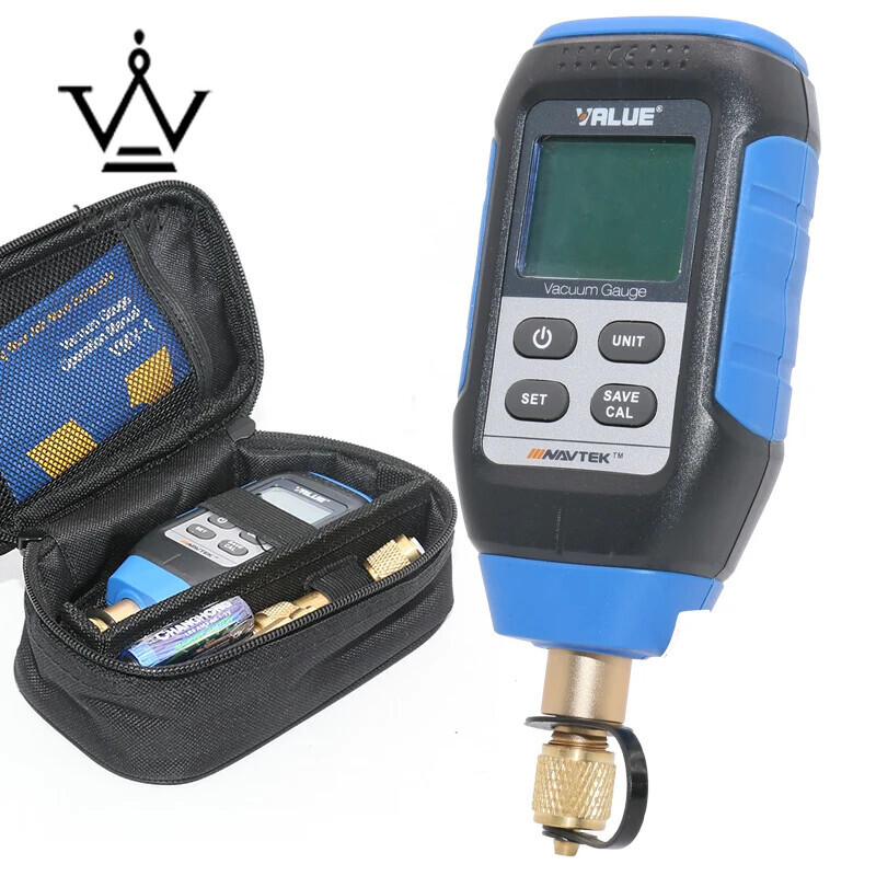VMV-1 Laboratory Refrigeration System Vacuum Inspection Vacuum Gauge 0-10000P