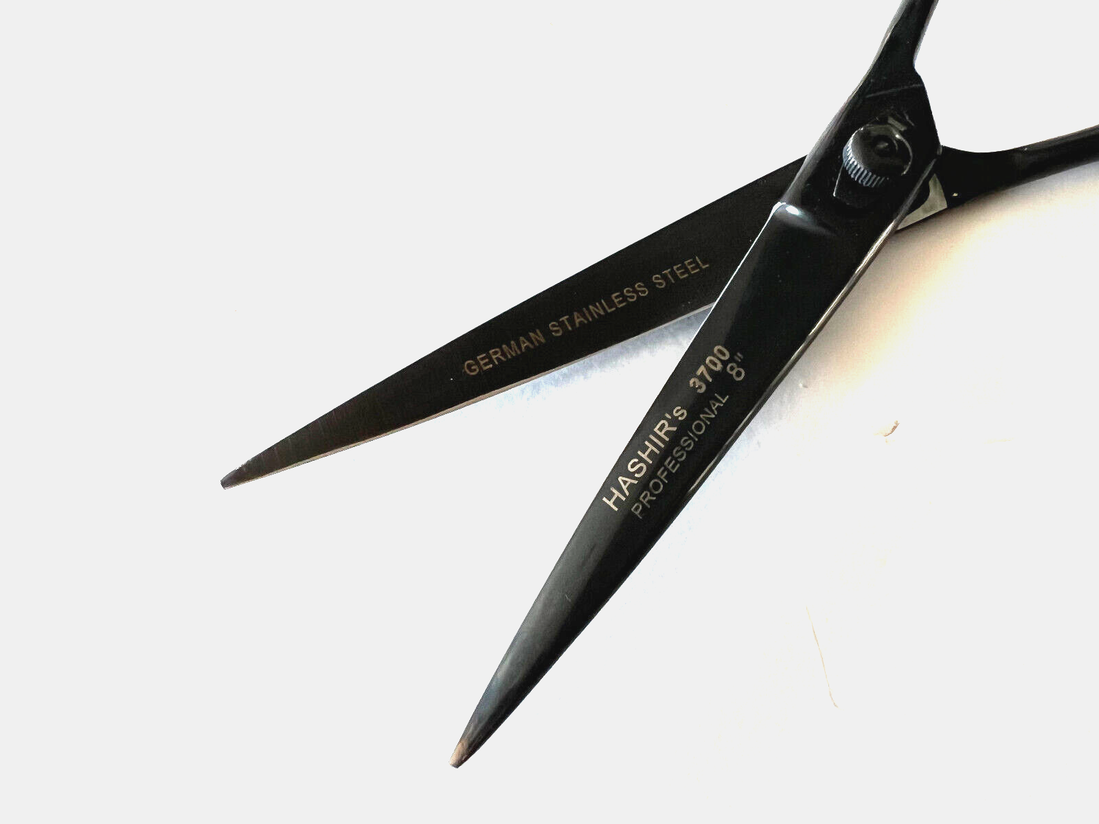 Premium High Quality 8" German Stainless Steel Barber Scissors Shears Black