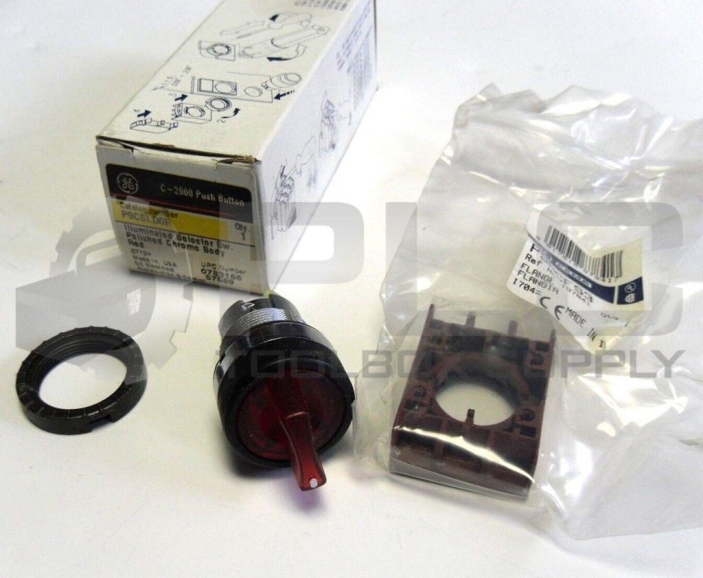 NEW GENERAL ELECTRIC P9CSLD0R SELECTOR SWITCH RED
