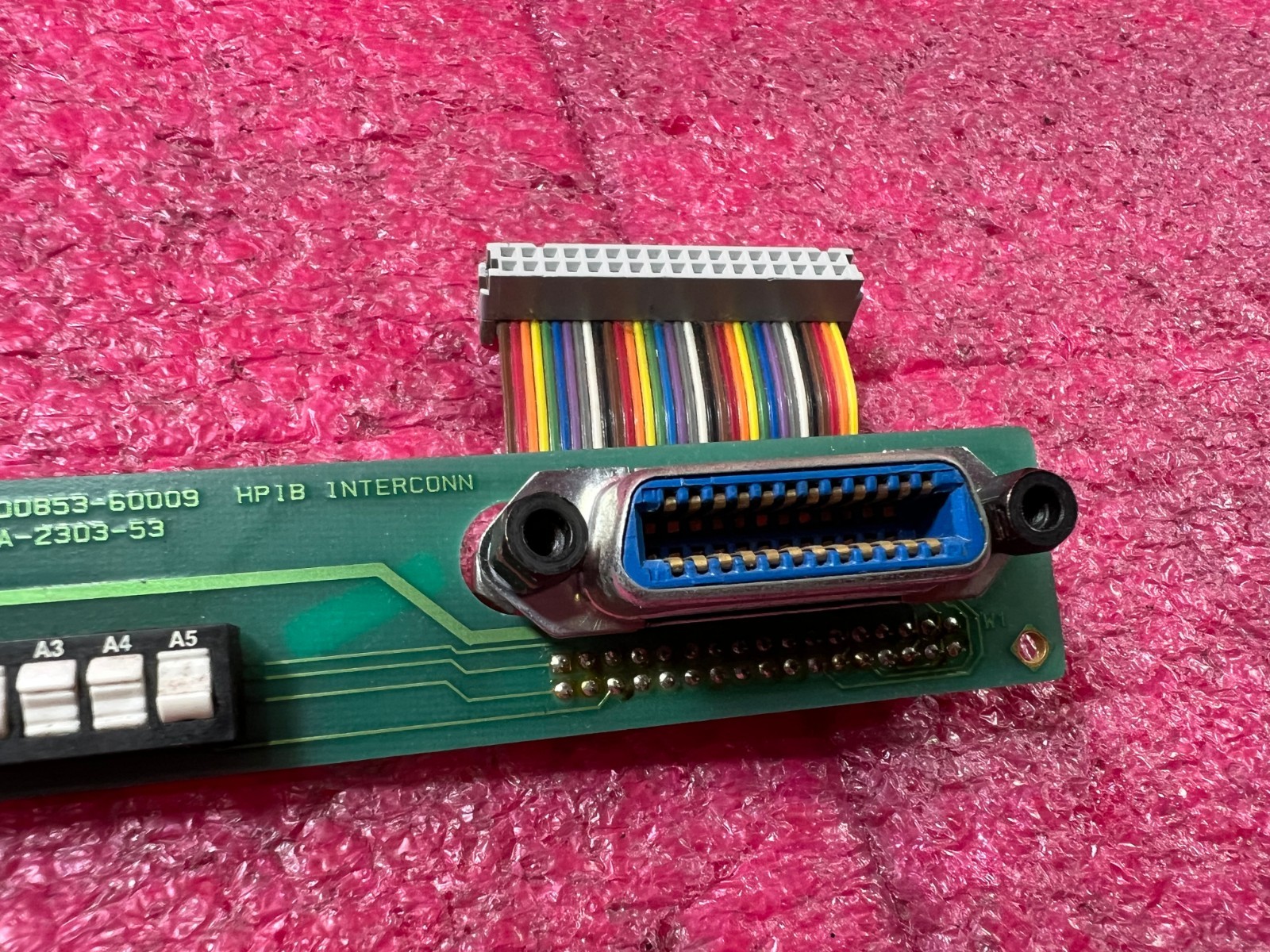 HP 853A Spectrum Analyzer Display Board 00853-60009 HPIB-INTERCONN