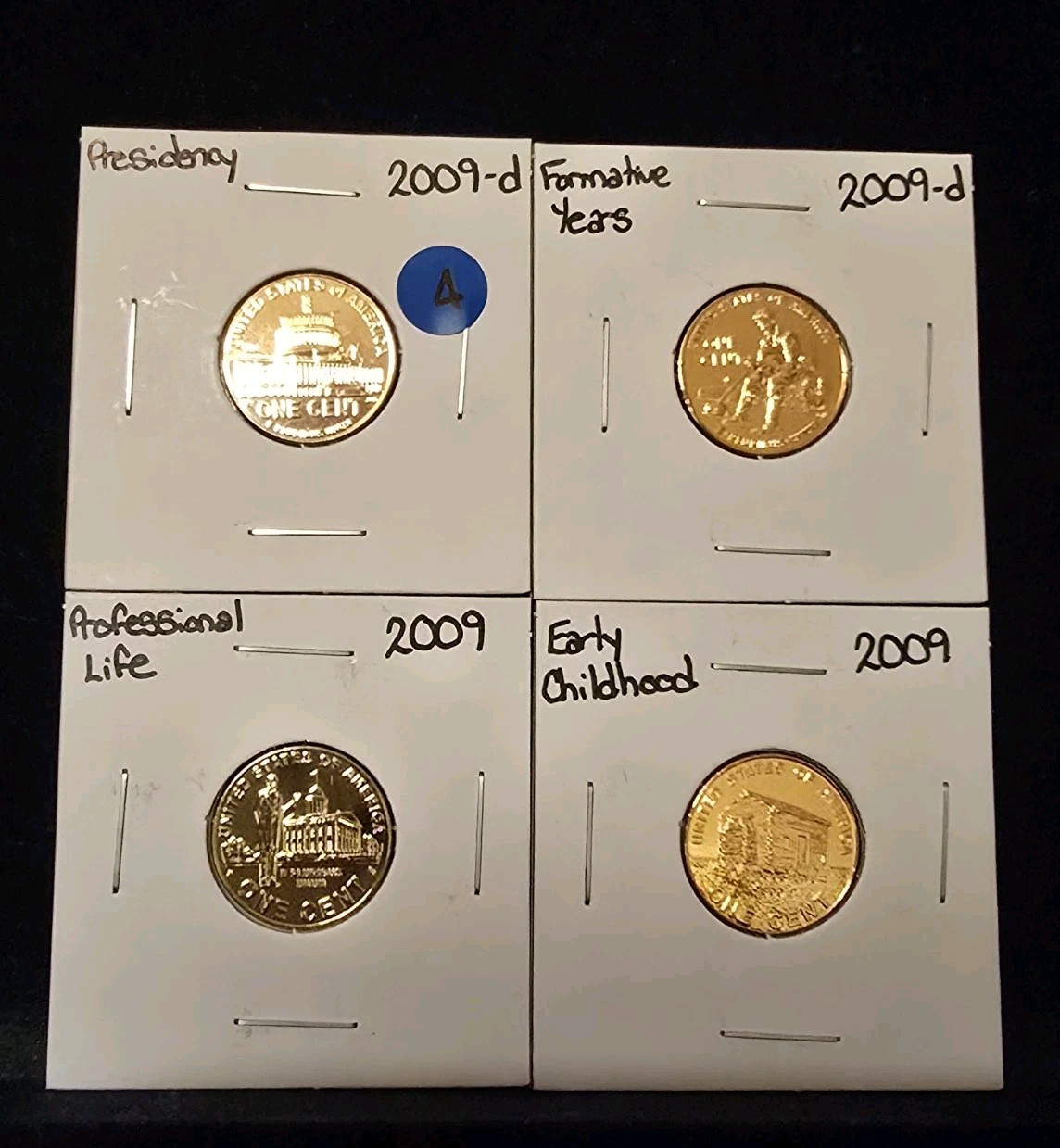 2009/2009D Gold Plated Lincoln Cents 🔥Unique Set 🔥