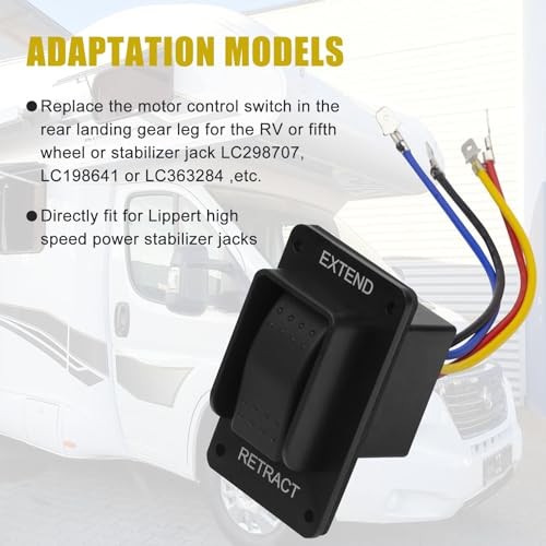 387874 Replacement Power Stabilizer Extend/Retract Switch with 387874 2pack