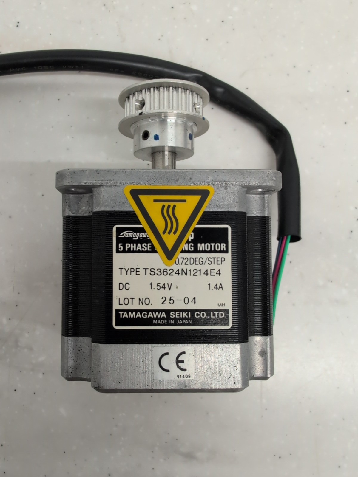 Tamagawa Seiki TS3624N1214E4 5 Phase Stepping Stepper Motor Juki NW$