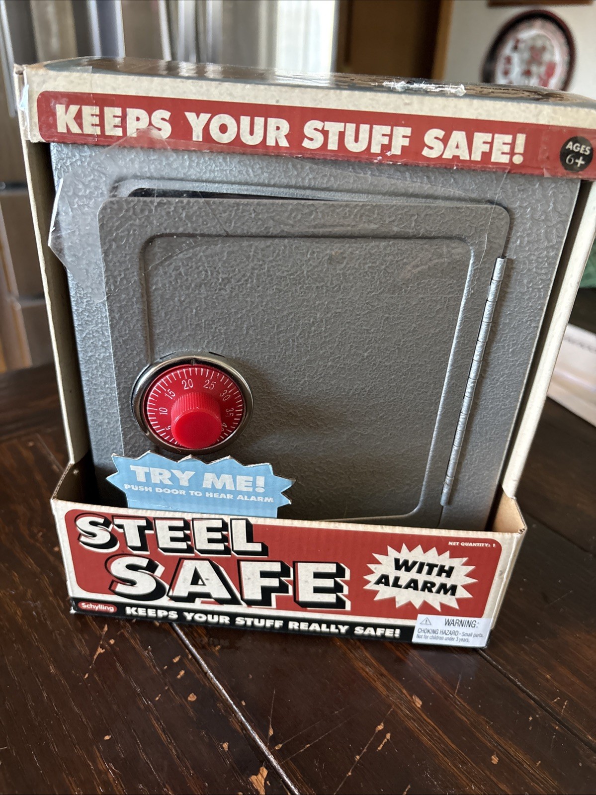 Vintage Shilling Toy, Safe All Metal With Alarm In The Box