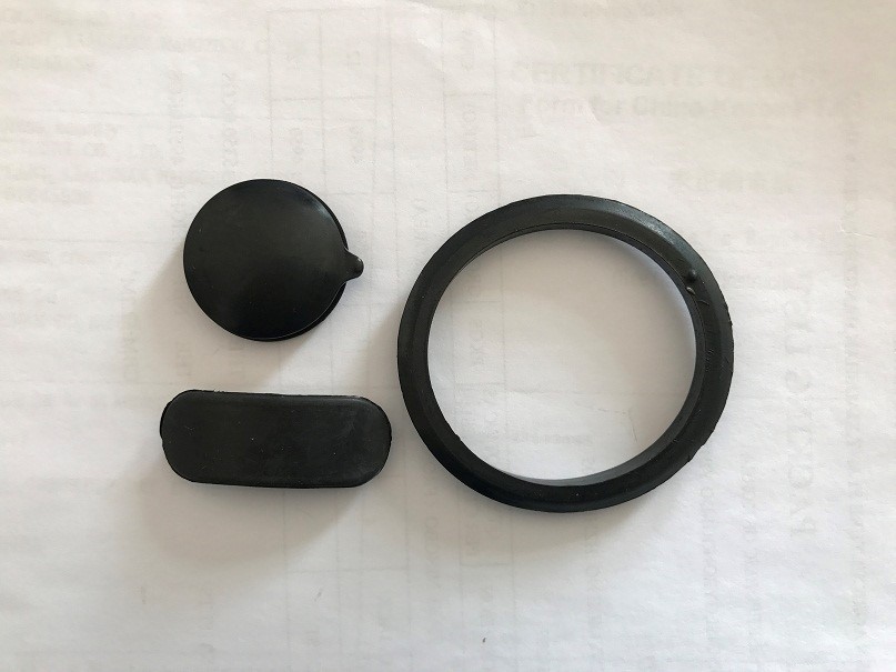 Husky Towing 87456 Trailer Tongue Jack Brake/Crank Covers With Rub Seals