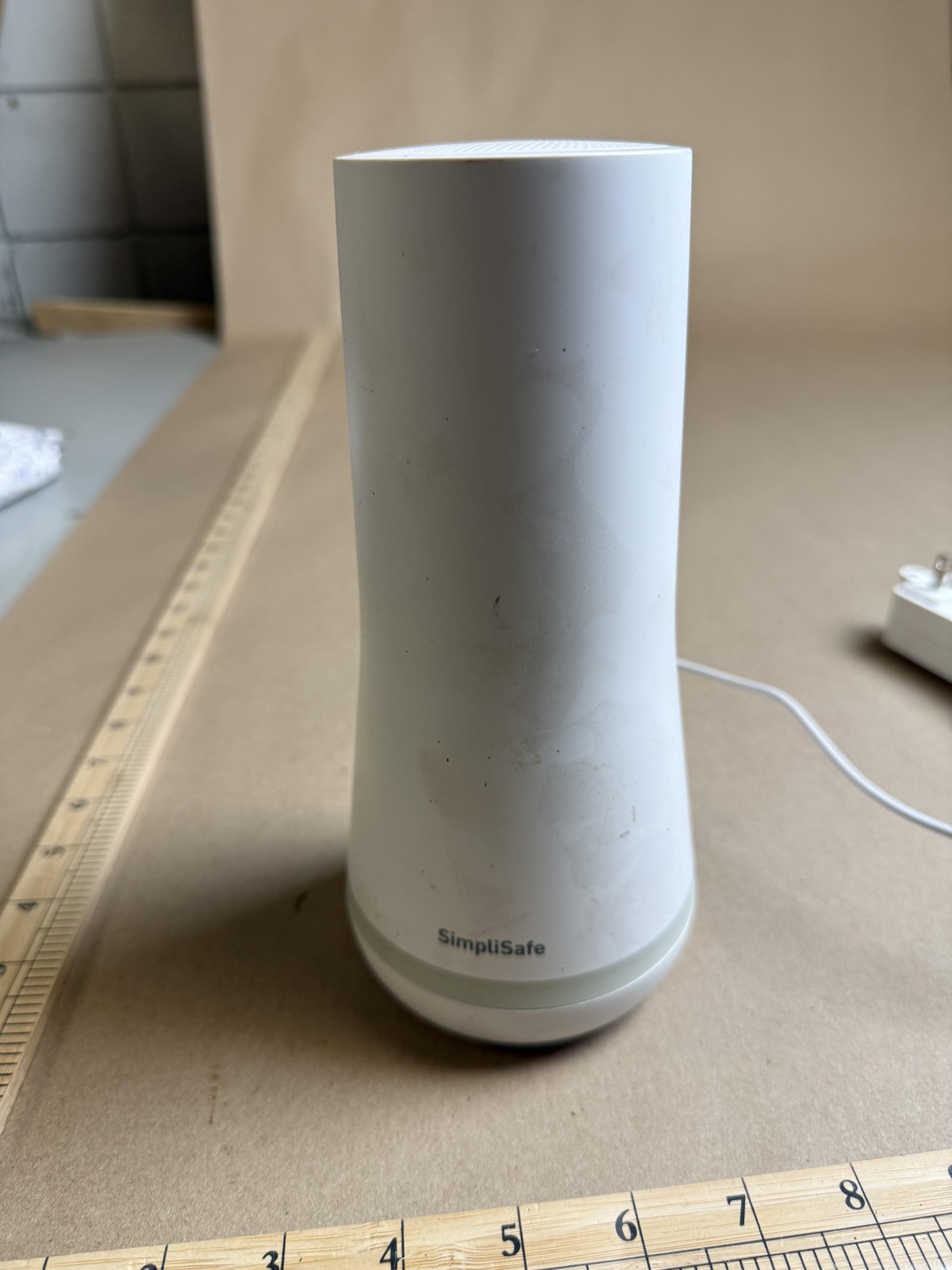 SimpliSafe SSBS3 Base Station White Home Security WiFi Alarm Hub Alexa Google