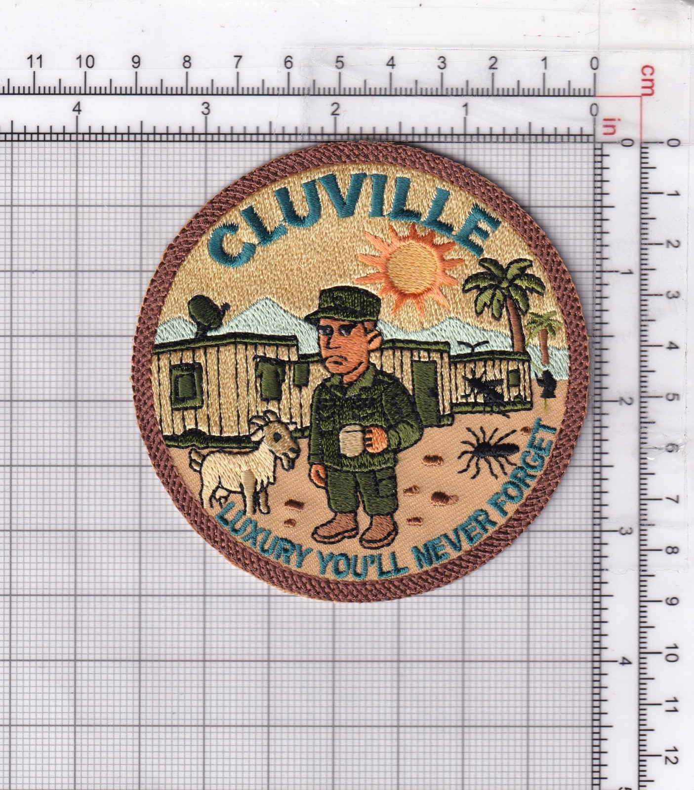 Cluville Patch, Hook and Loop, 3.5 inch