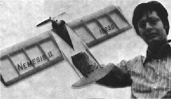 Model Airplane Plans (UC): NEMESIS II 39" Combat for .36 Engine by Howard Rush