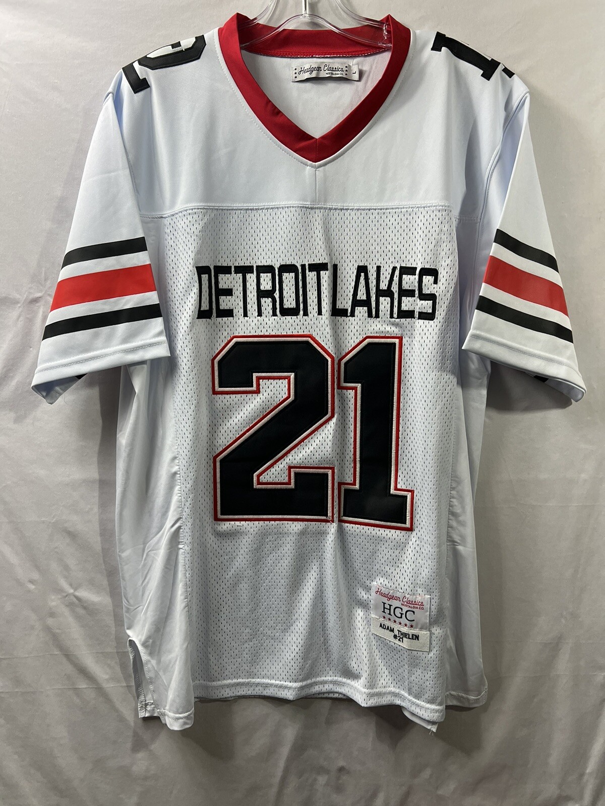 Adam Thielen Detroit Lakes #21 High School Football Jersey Large NWOT Headgear