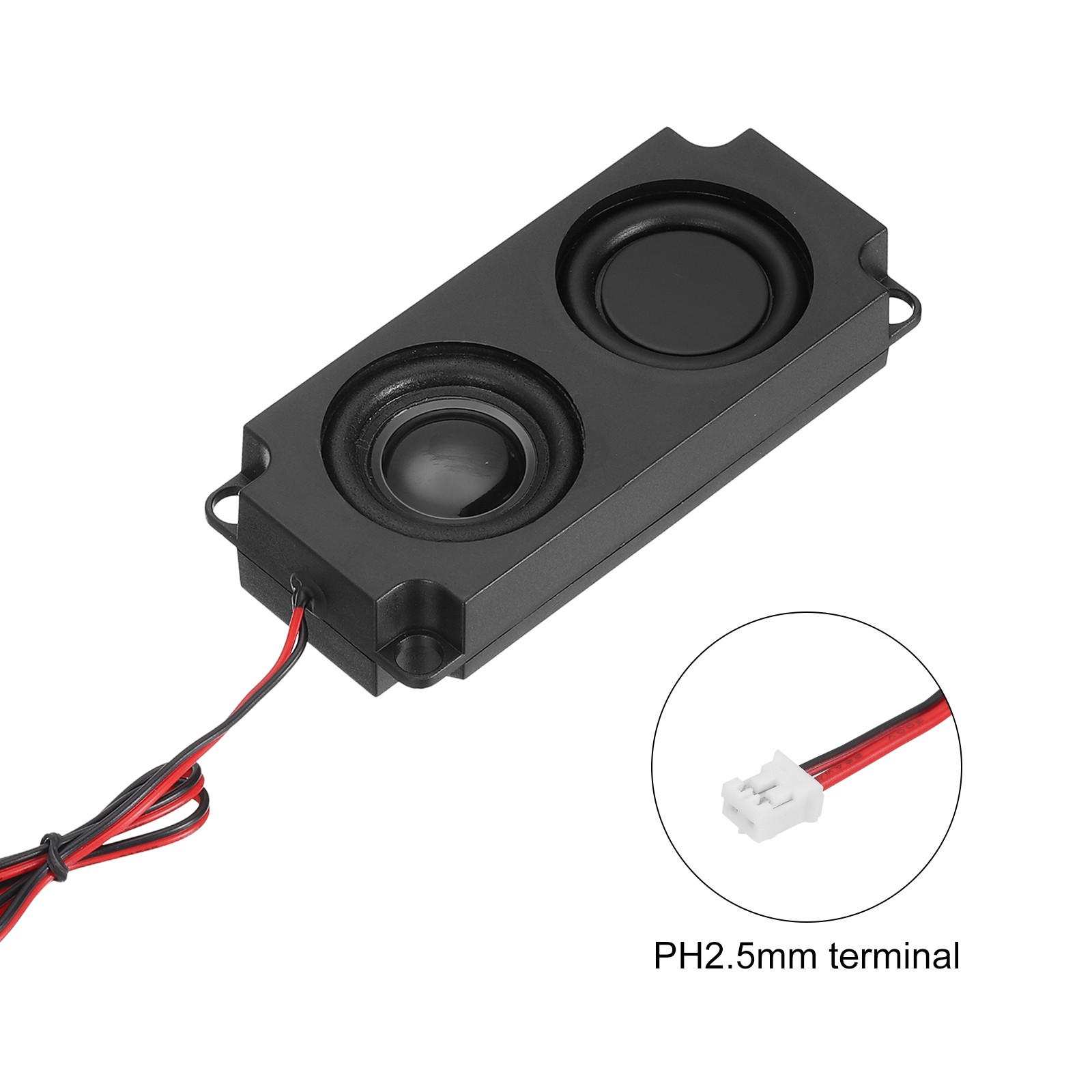2 Pieces Mini Speaker 5 Watt 8 Ohm with Wire for Terminal