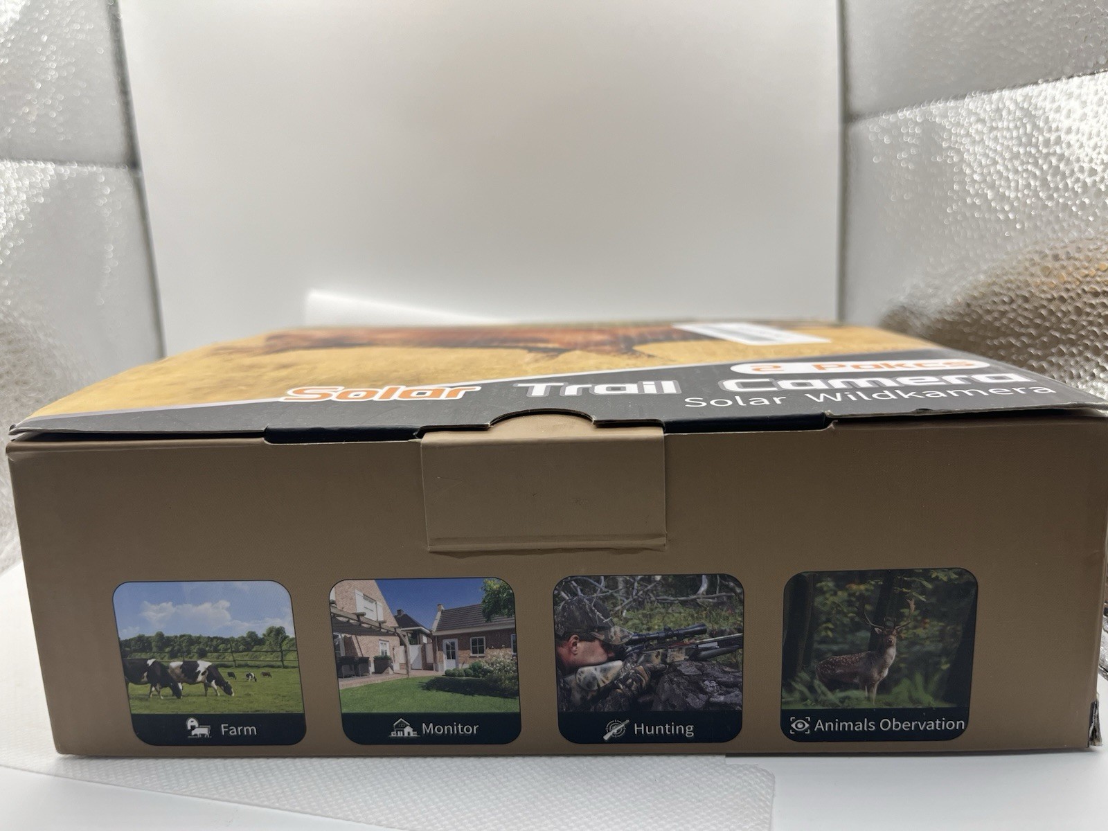 MAXDONE Solar Trail Camera 2 Pack - 64MP WiFi Bluetooth Solar Deer Camera wit