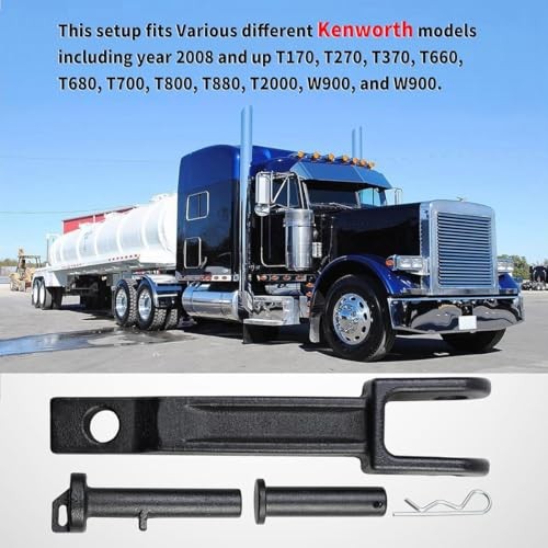 A20-6014 Single Tow Hook Compatible with Peterbilt/Kenworth with Pull Pin（A65