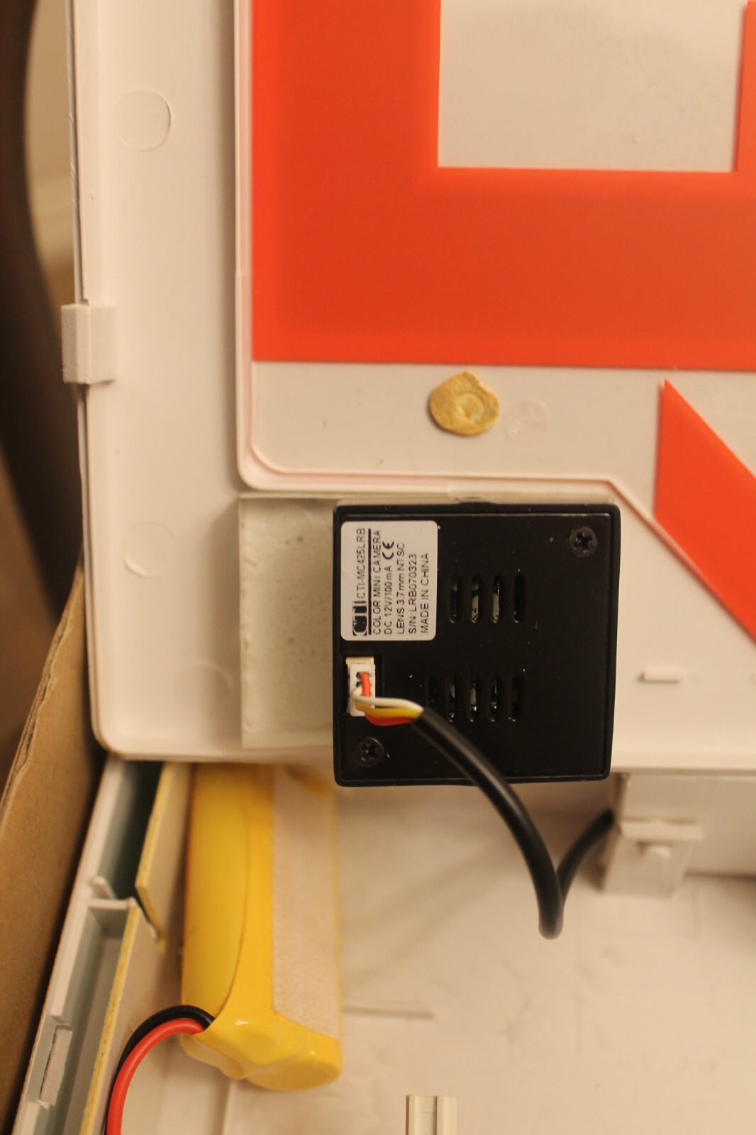Astralite Exit Sign With Video Camera for CCTV Single Color Camera