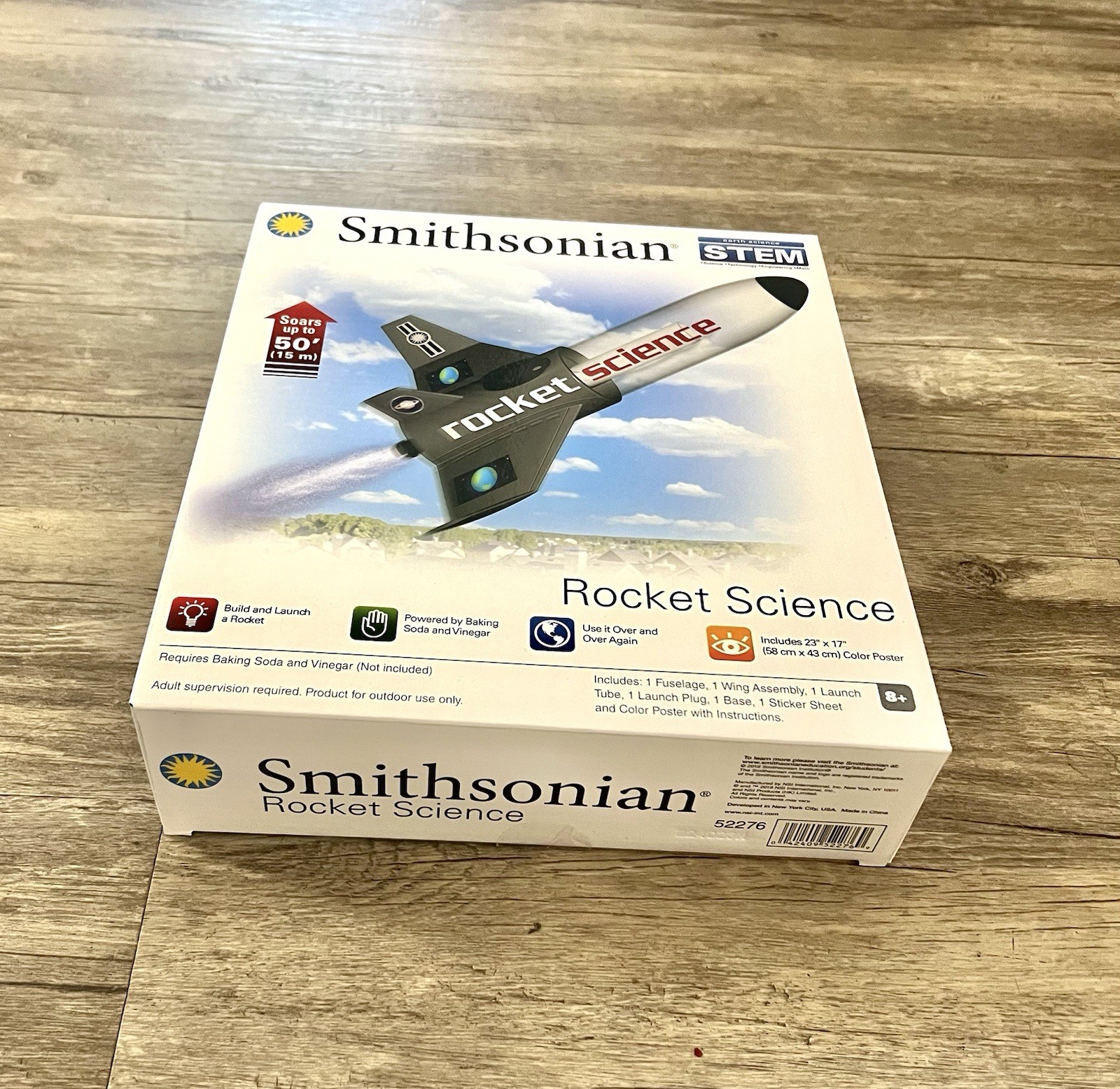 Smithsonian Science Rocket Science Kit STEM Activities Build & Launch Rocket 8 +
