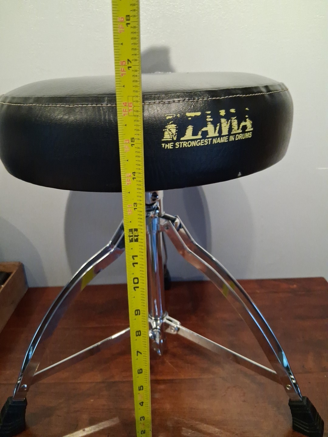 Tama Adjustable Drum Throne Stool Used Condition Bad Seat Swivels