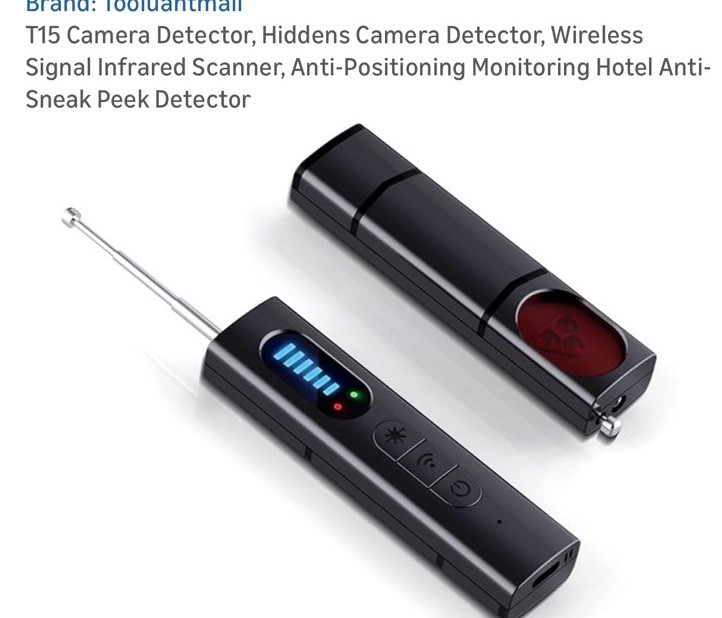T15 Hidden Camera & Mic Detector Wireless Signal Infrared Scanner