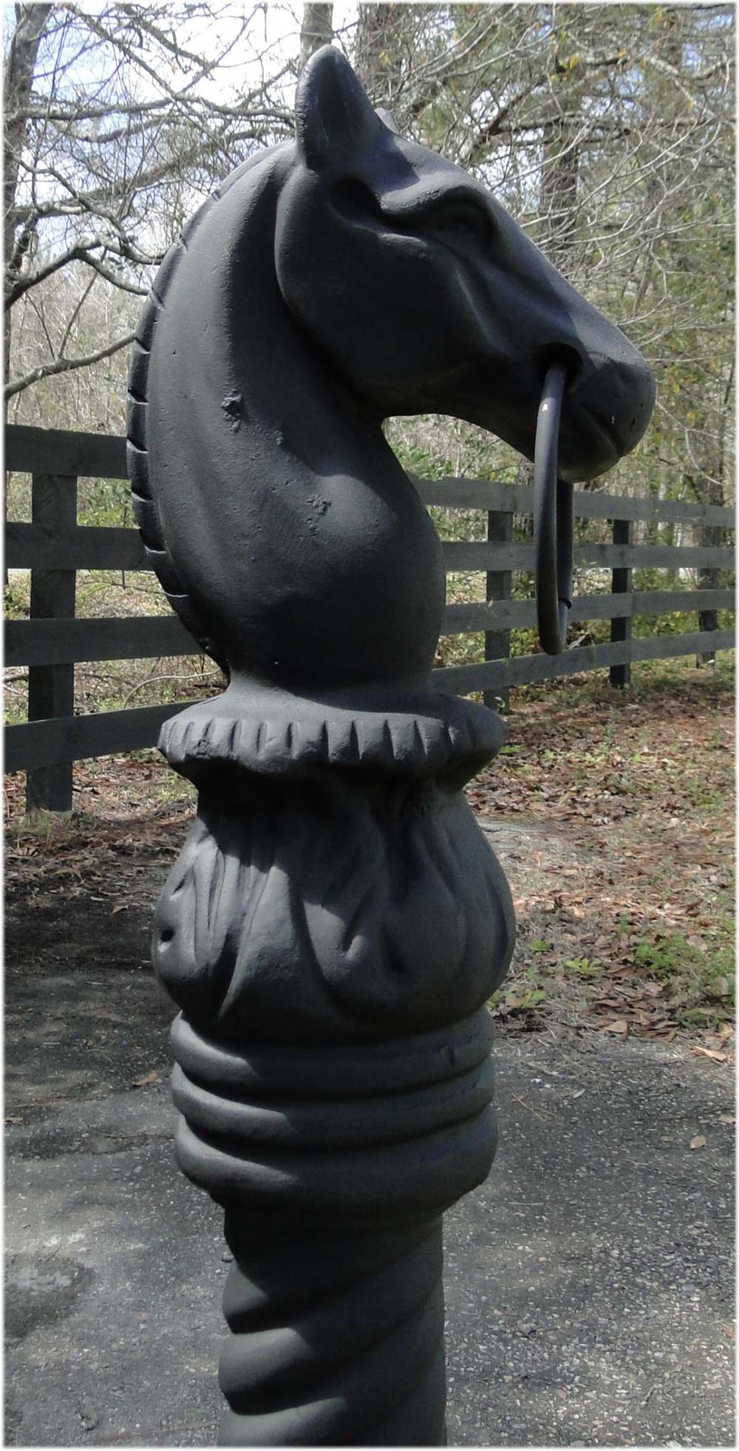 Victorian Style Horse Head Hitching Post