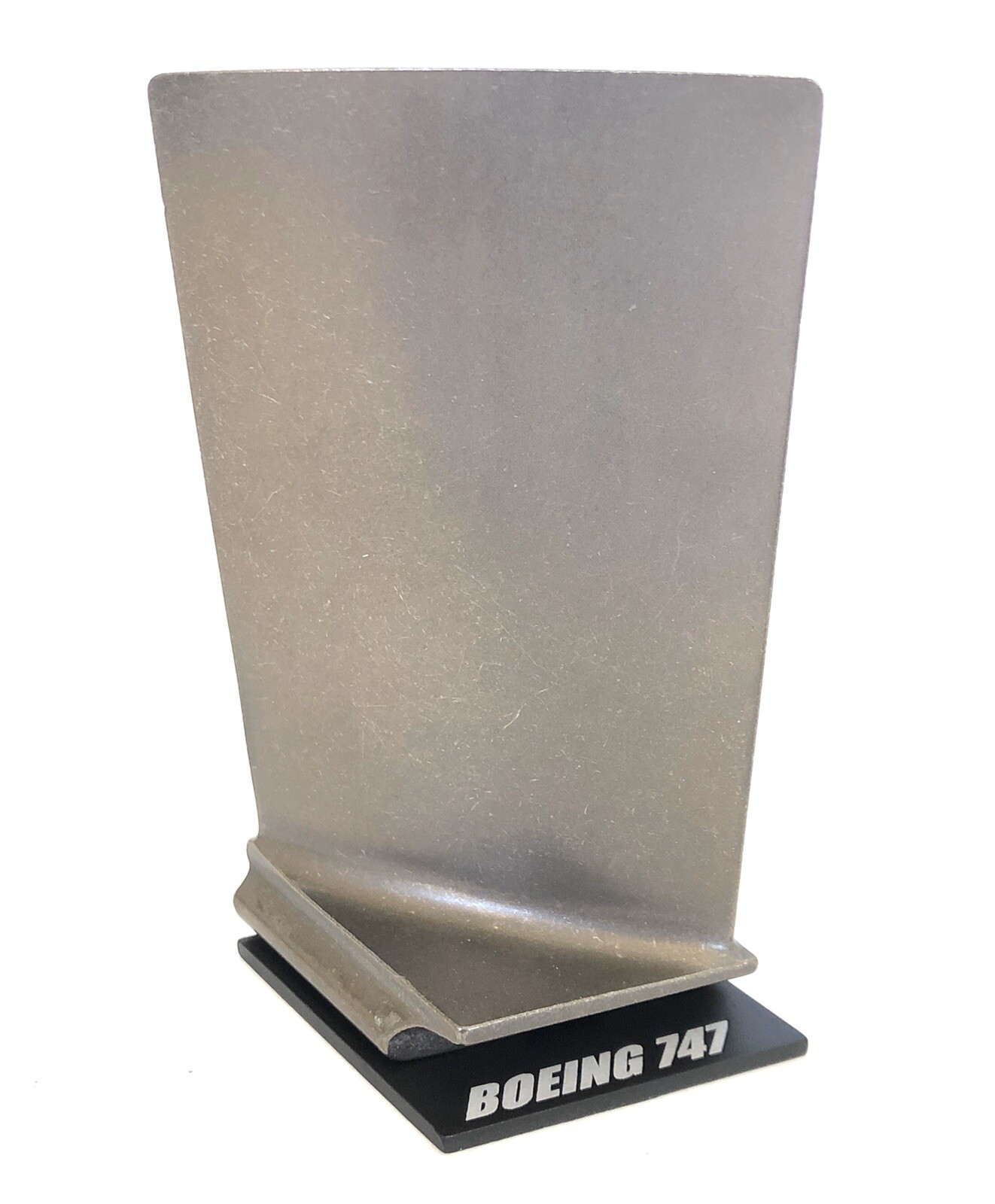Boeing 747 RB-211 Rolls Royce Titanium Jet Engine Blade Display Pilots Gift Sim
