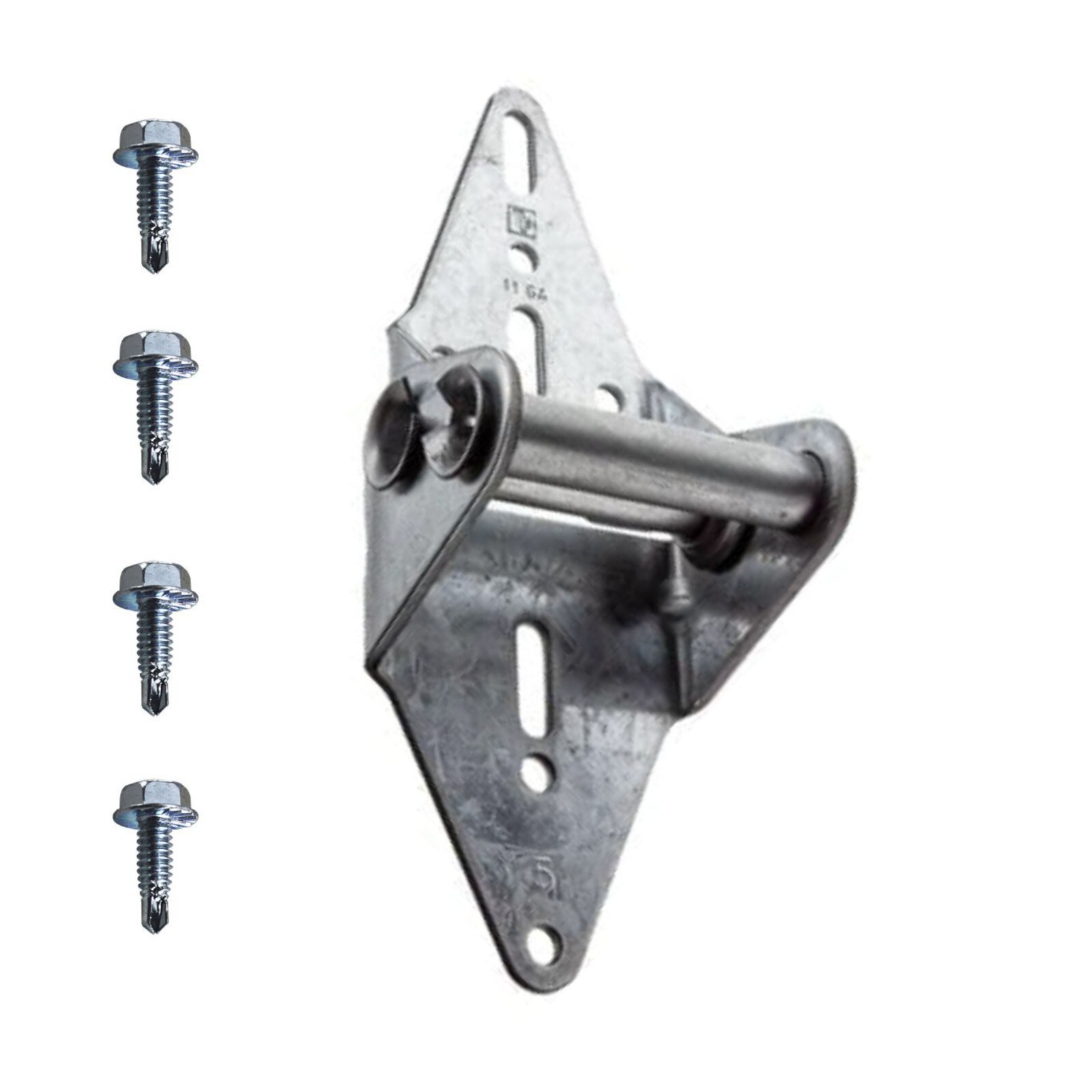#5 )   11 Gauge Commercial Garage Door Hinge Plus Self Tapping Screws