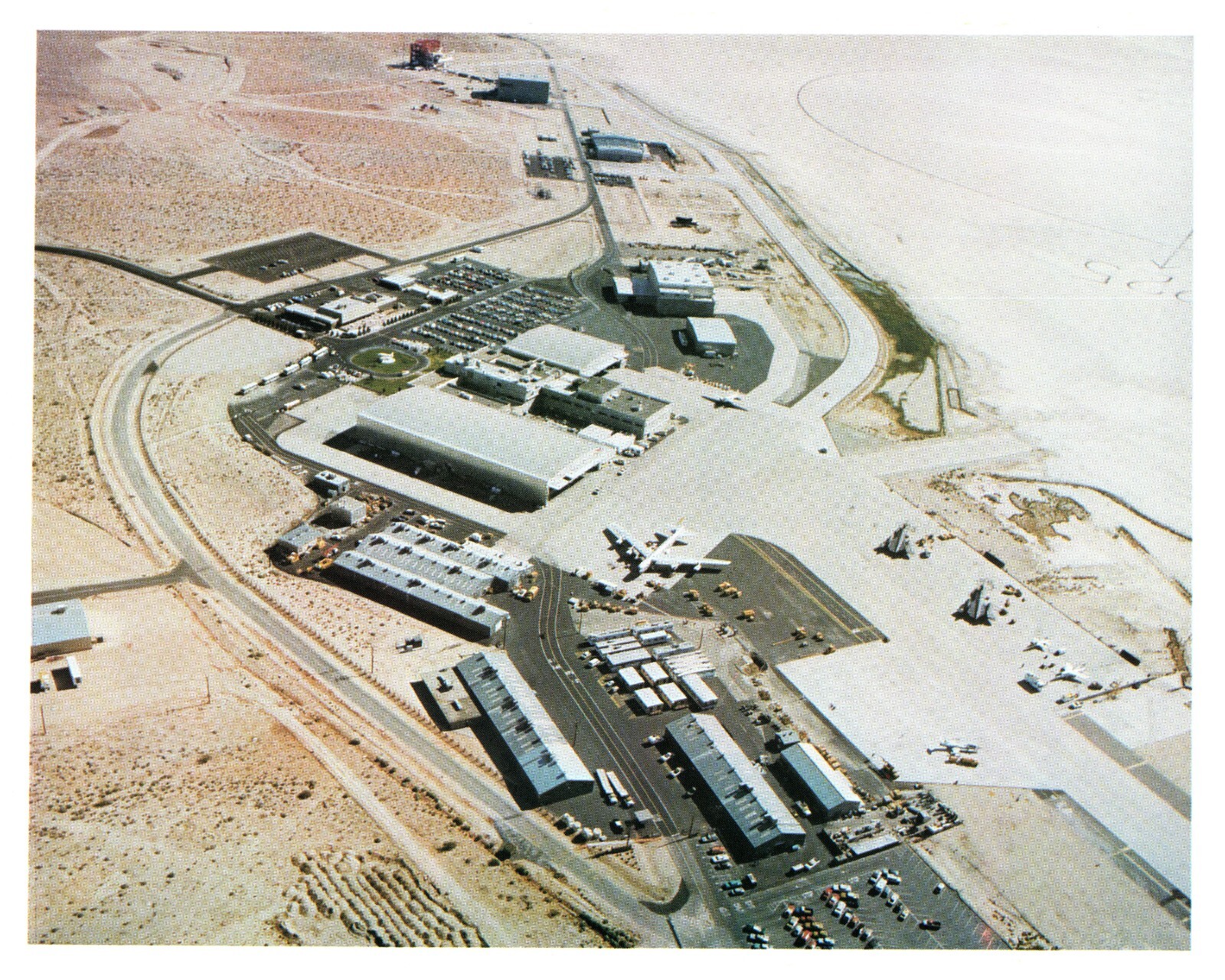NASA Facility at Edwards AFB Hugh L Dryden flight Research Center  8x10