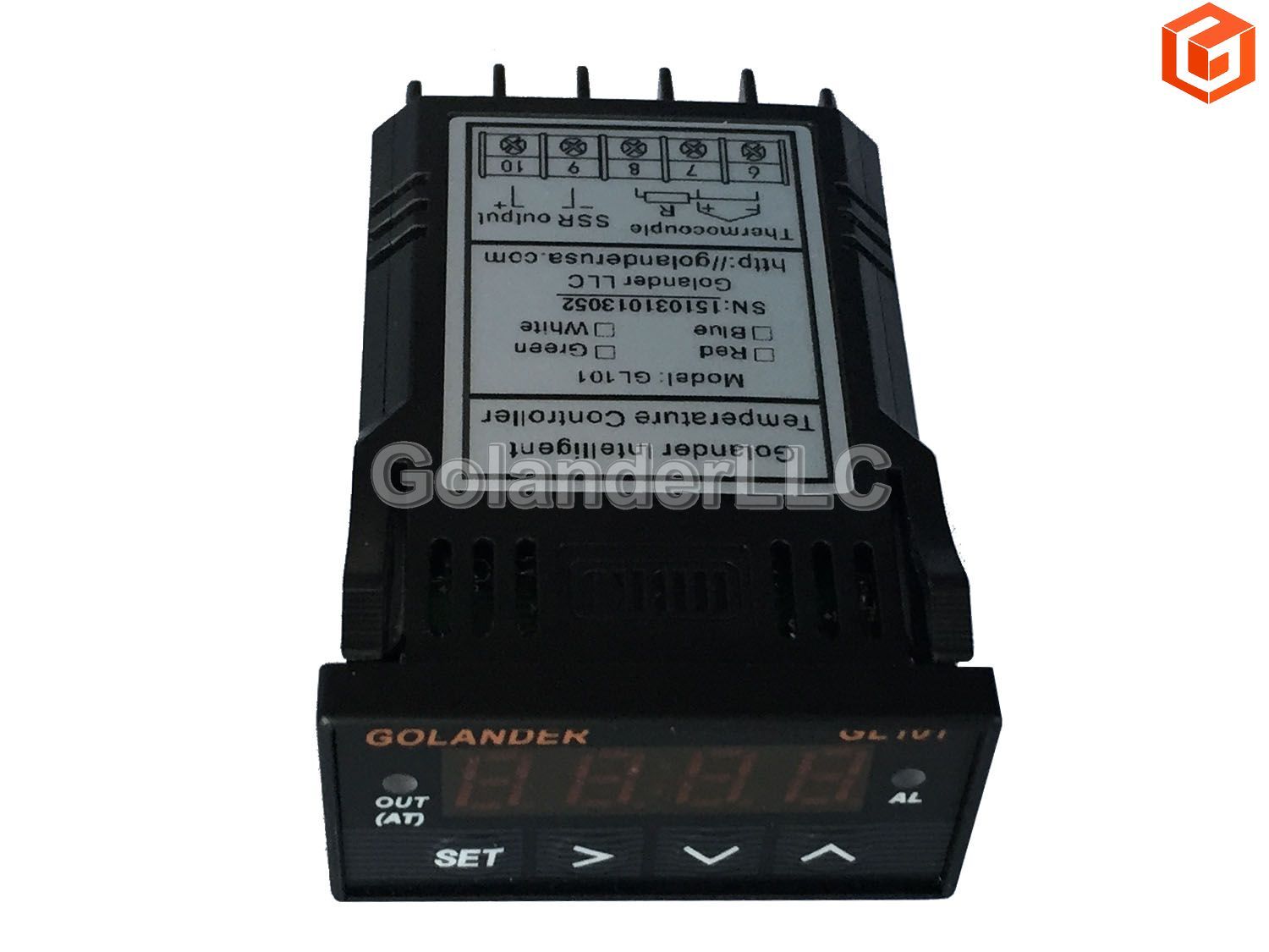 Universal 1/32DIN Digital PID Temperature Controller Red with K thermocouple