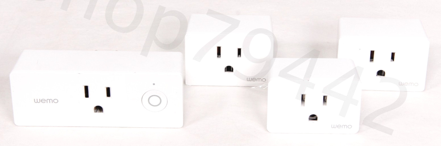 BELKIN WEMO Smart Plugs LOT of 4 Mini F7C063 (1) WSP100 (1) WSP080 (2) Thread