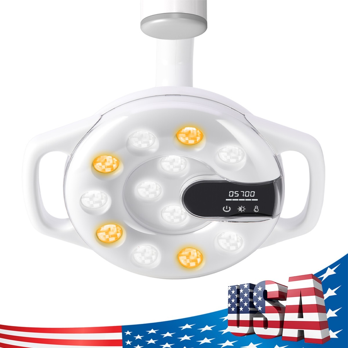 12 LED 20W Dental Oral Light Operating Lamp Indution For Dental Unit hair Tool