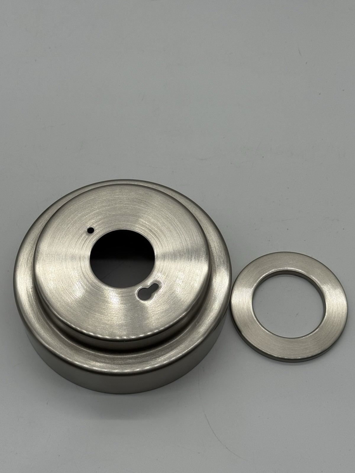 OEM Canopy with Mounting Ring Brushed Nickel for Bayshire 60 in. Fan