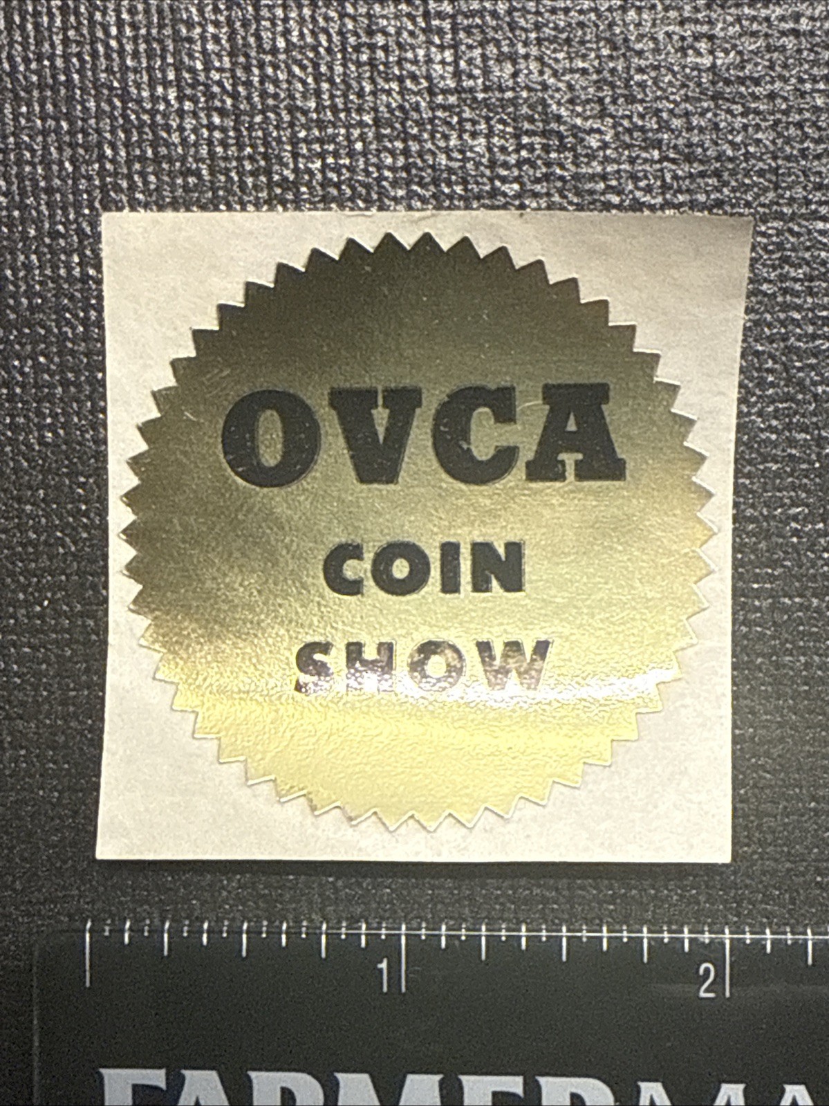 OVCA Coin Show Sicker