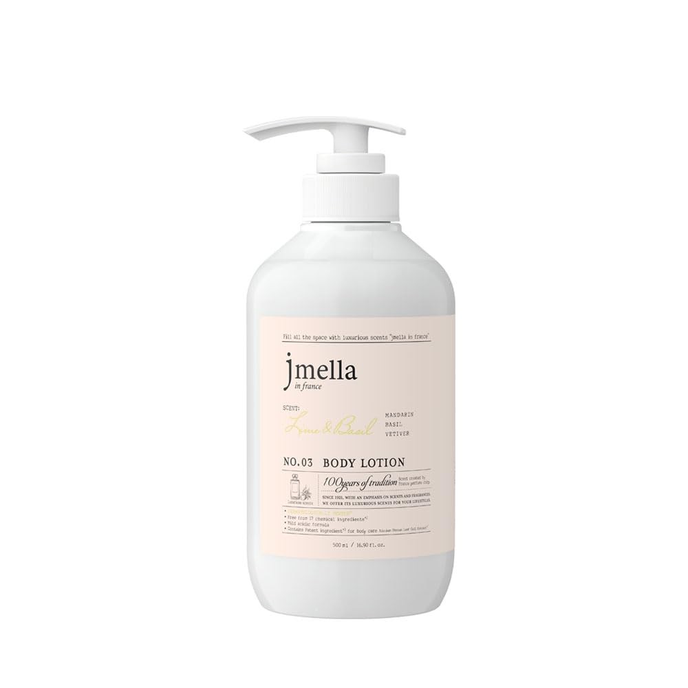 jmella in france Lime and Basil Body Lotion -luxury 33.8 Fl Oz (Pack of 1)