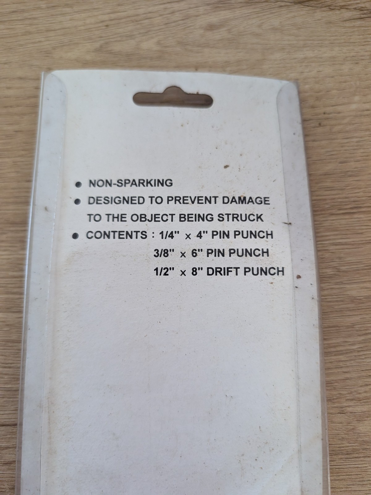 Foremost Tools (FM Quality) – 3 Piece Solid Brass Punch Set