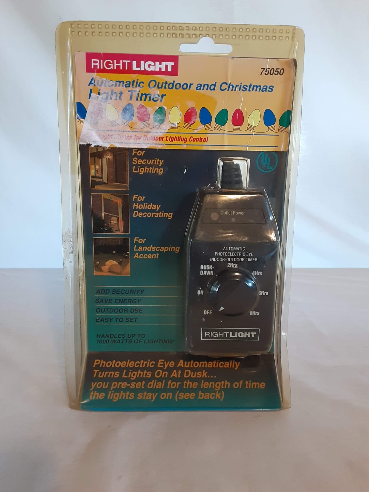 Right Light Automatic Indoor Outdoor Light Timer nib Christmas