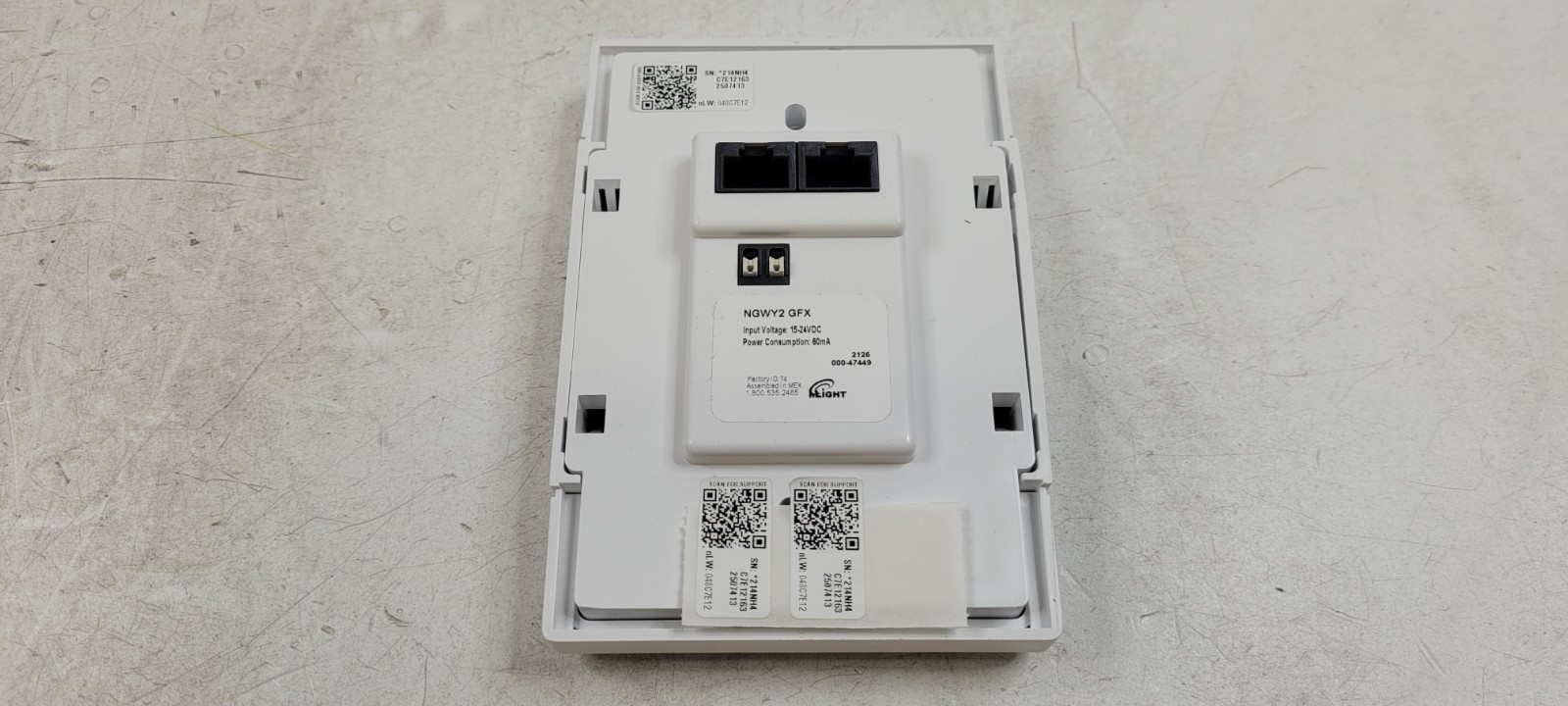 AcuityControls nGWY2 GFX nLight Eclypse White G2 Gateway Touchscreen NEW