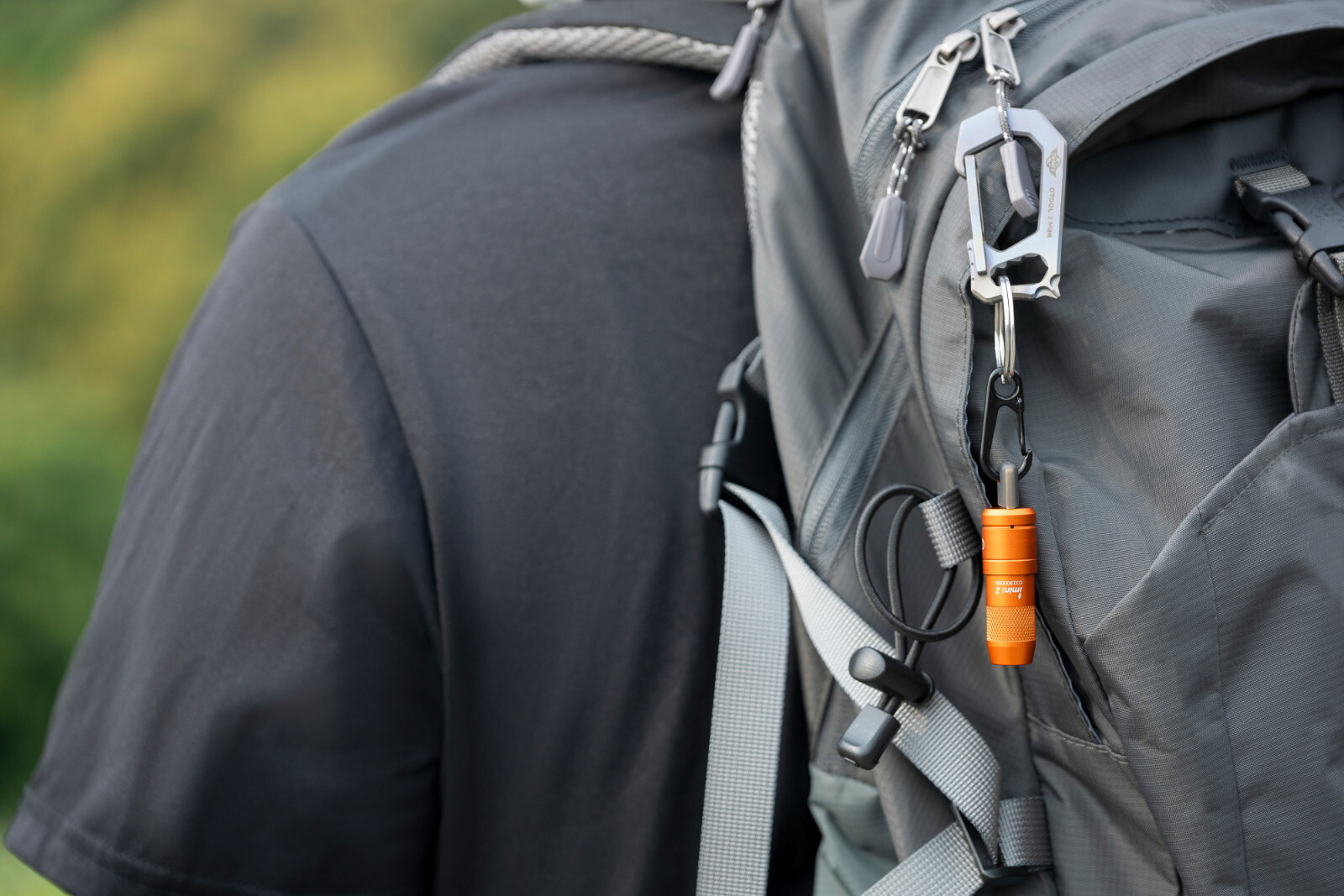 Olight imini 2 Orange Rechargeable Mini Keychain Flashlight, 50 Lumens