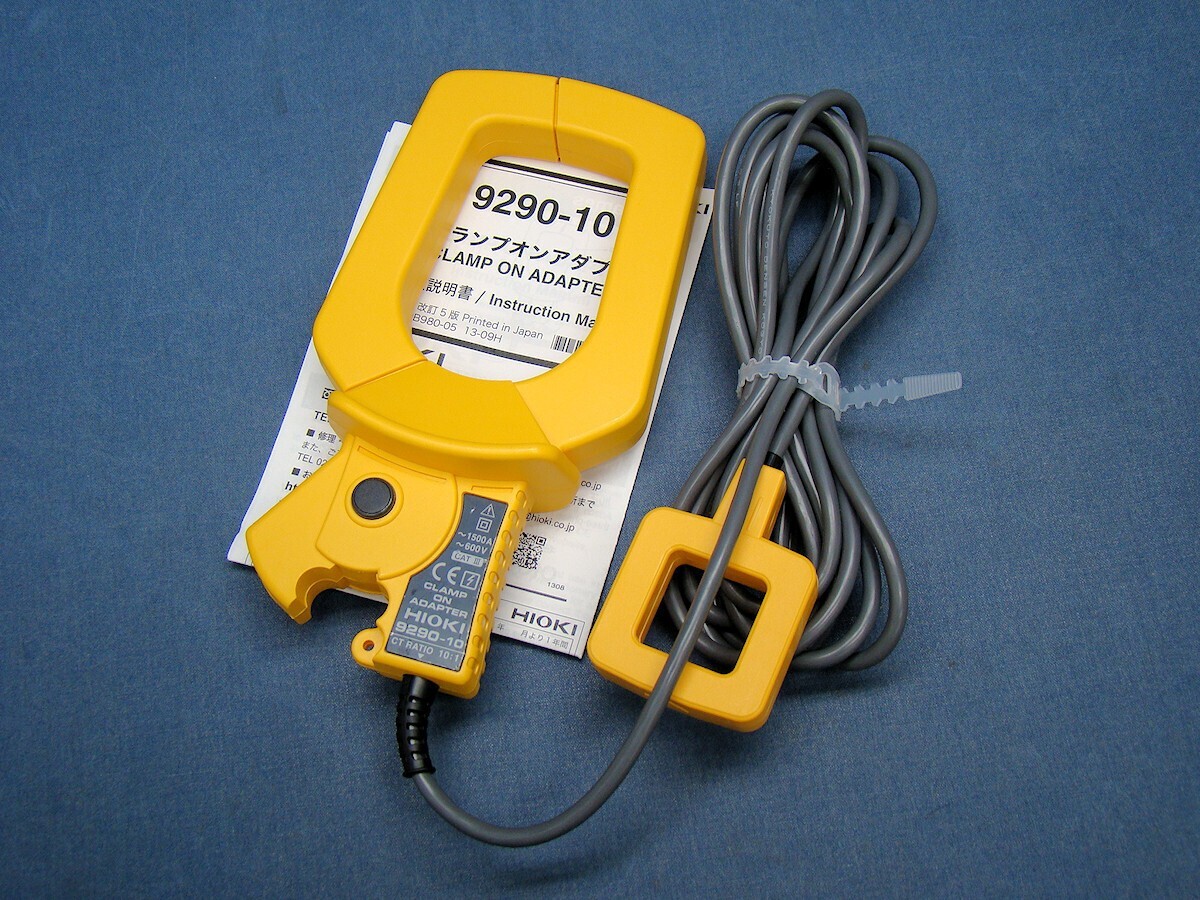 HIOKI 9290-10 clamp on adapter AC1500A tested