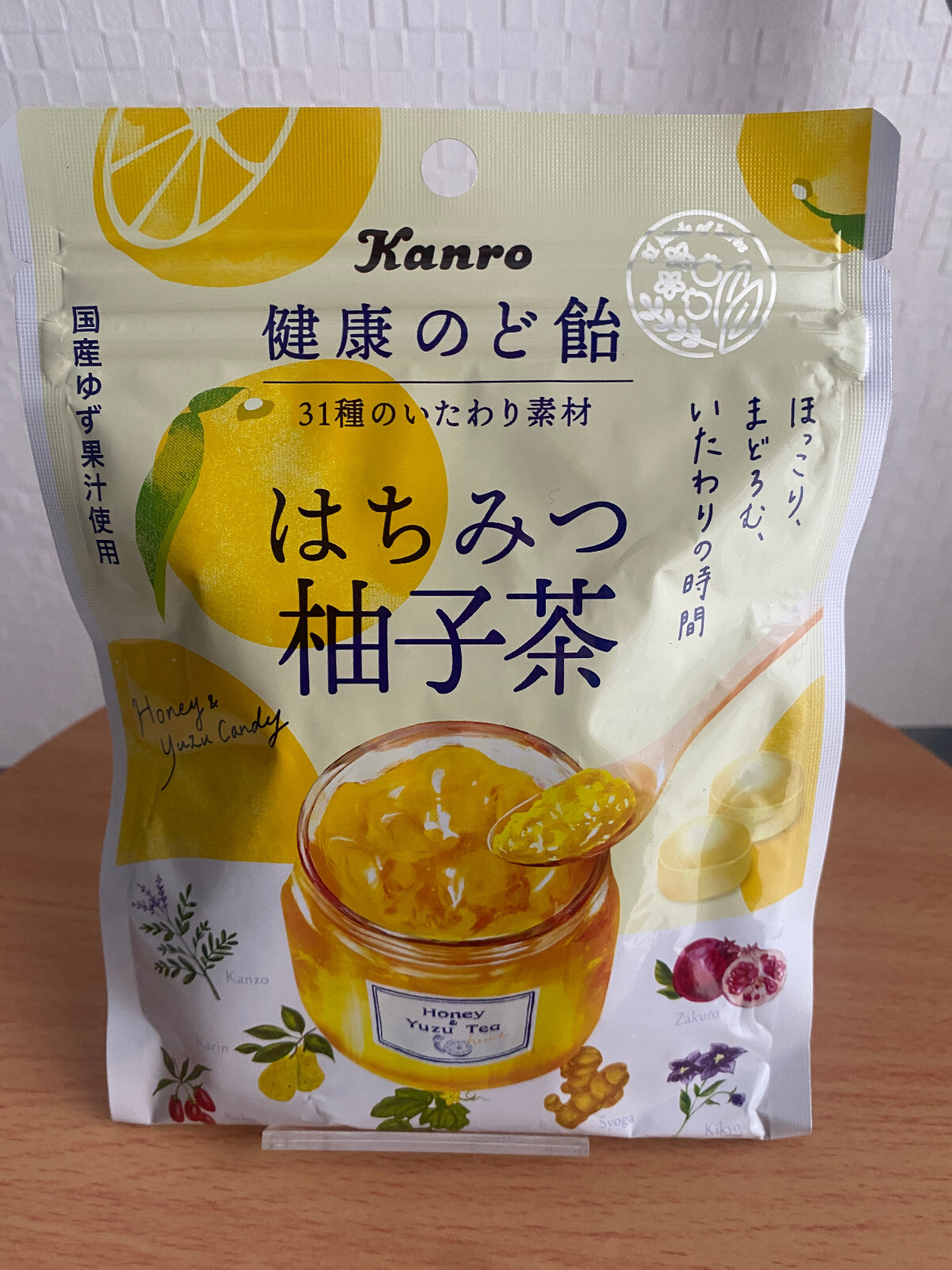 Honey and Yuzu citrus tea candy for throat 80g Kanro from Japan Japanese Foods