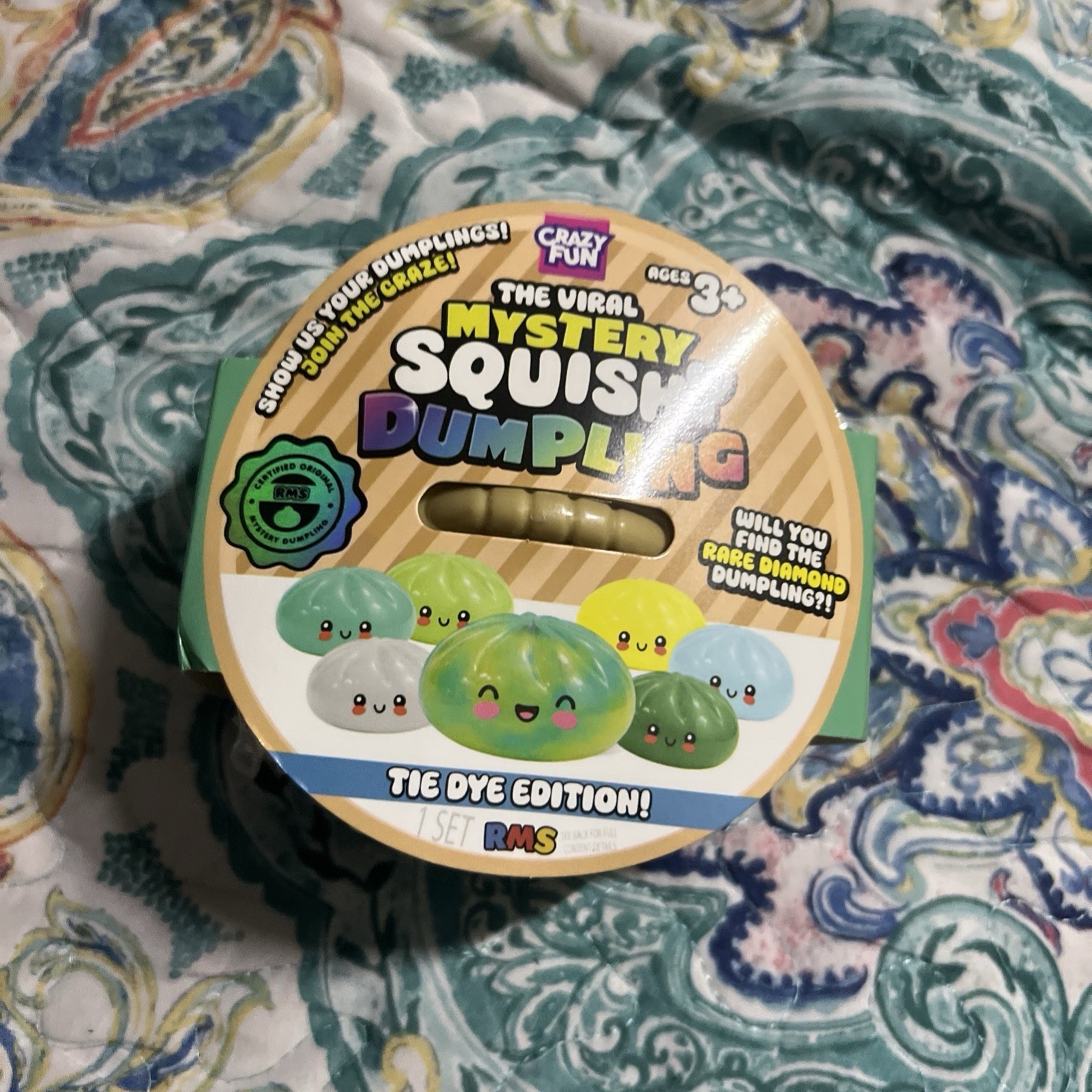 Authentic Real New RMS Viral Mystery Squishy Dumpling Tie Dye Edition