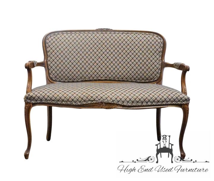 HARRIS MARCUS Country French Provincial 50" Settee - Made in Italy