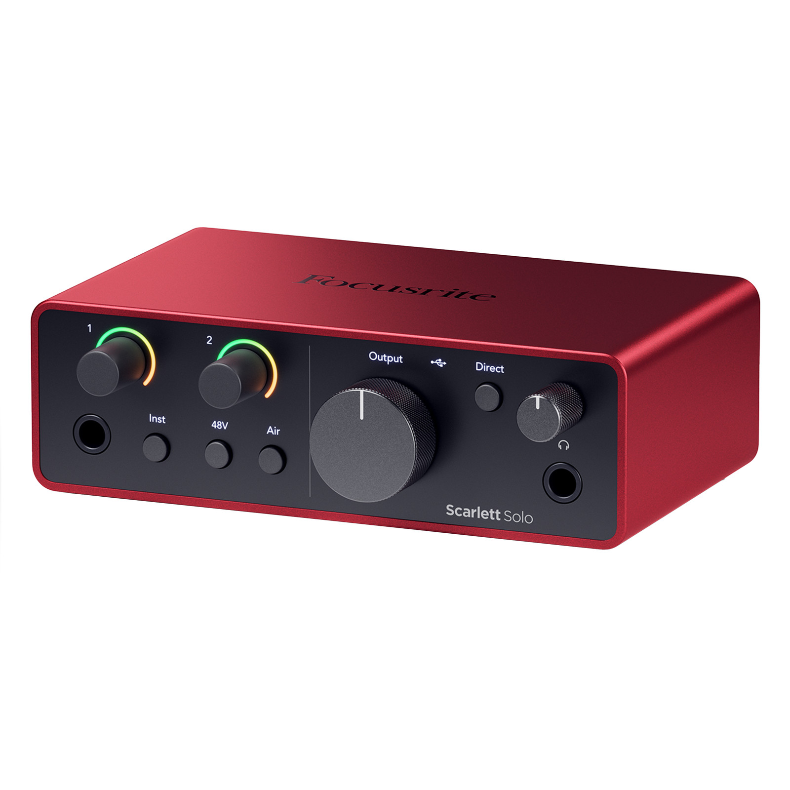 Focusrite Scarlet Solo (4th Gen) 2-in/2-out USB-C Audio Interface