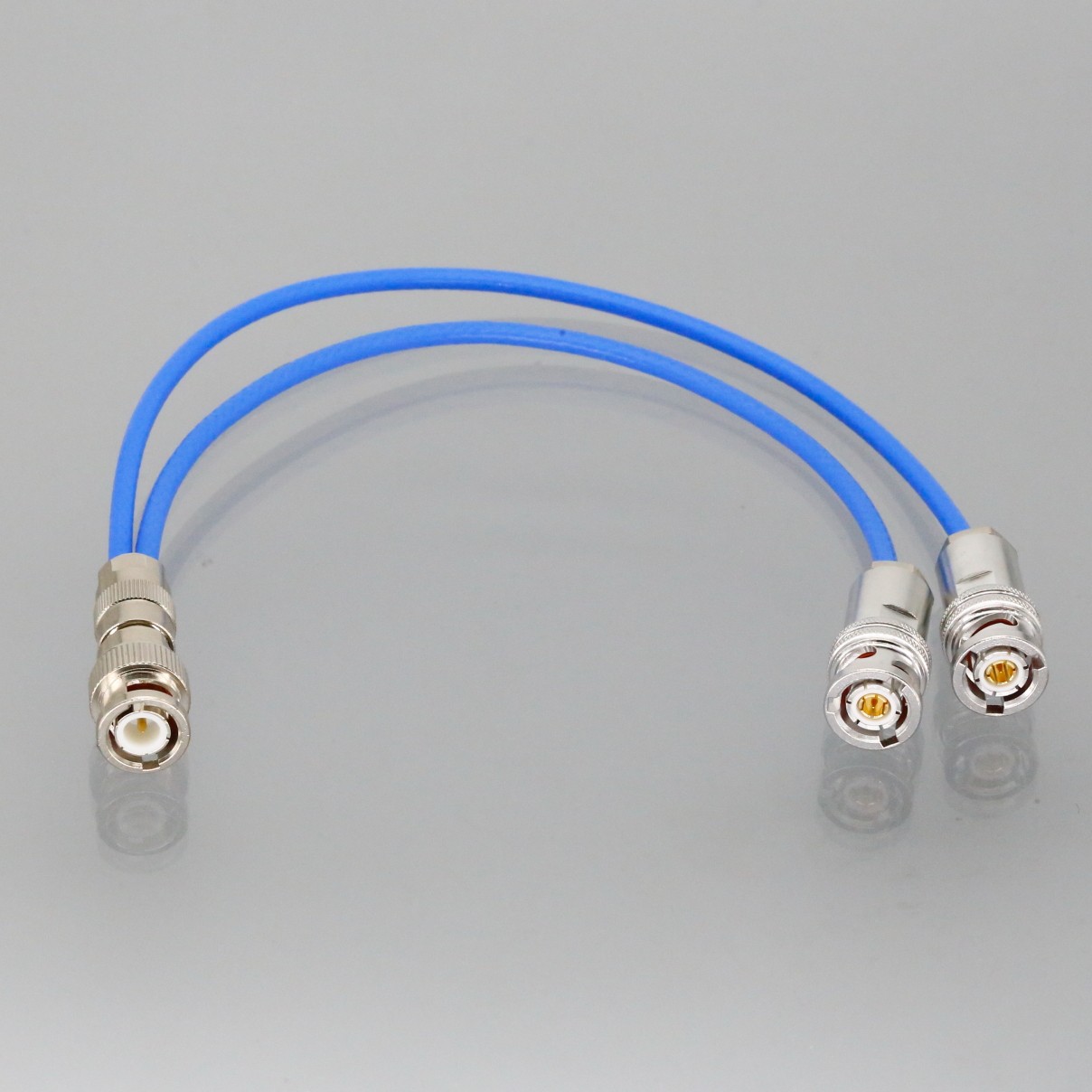 Coax Standard BNC Male to Dual Triax 3-Slot TRB Male Splitter Test Cable 1~6FT