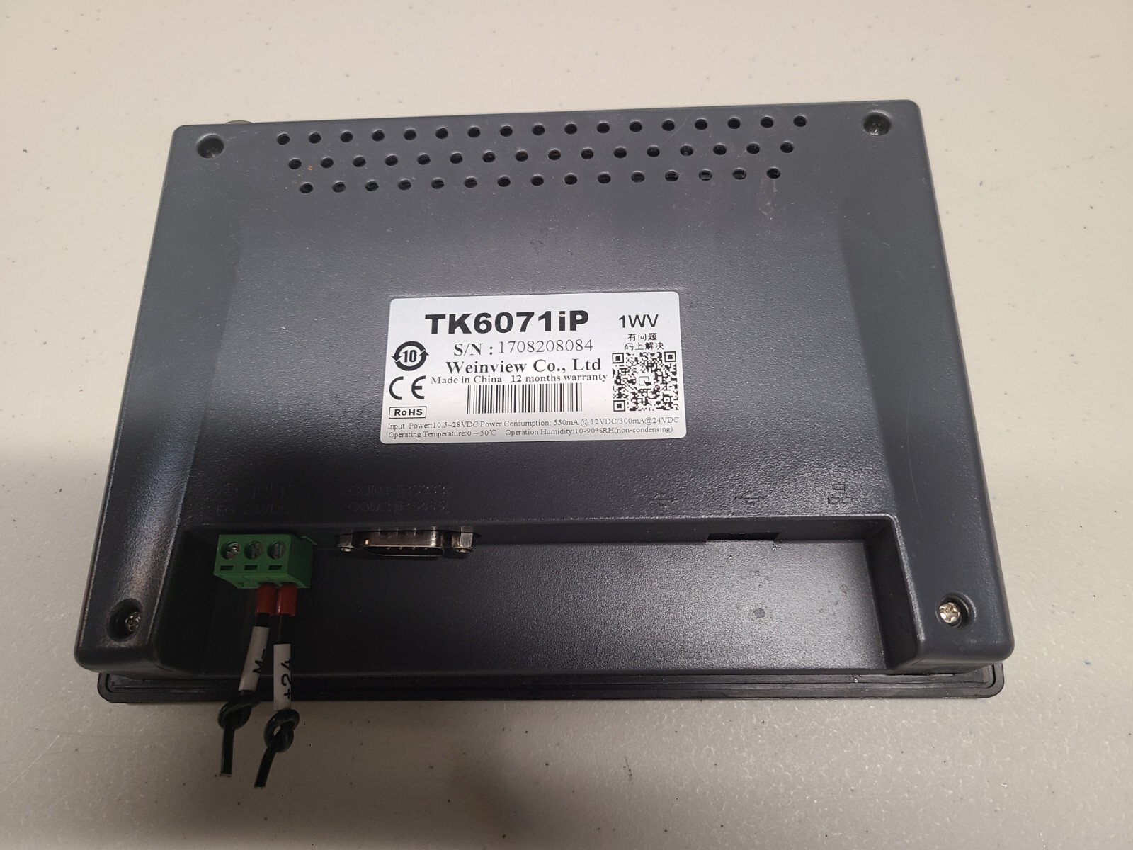 Used TK6071IP 1WV Touch Screen Free Shipping