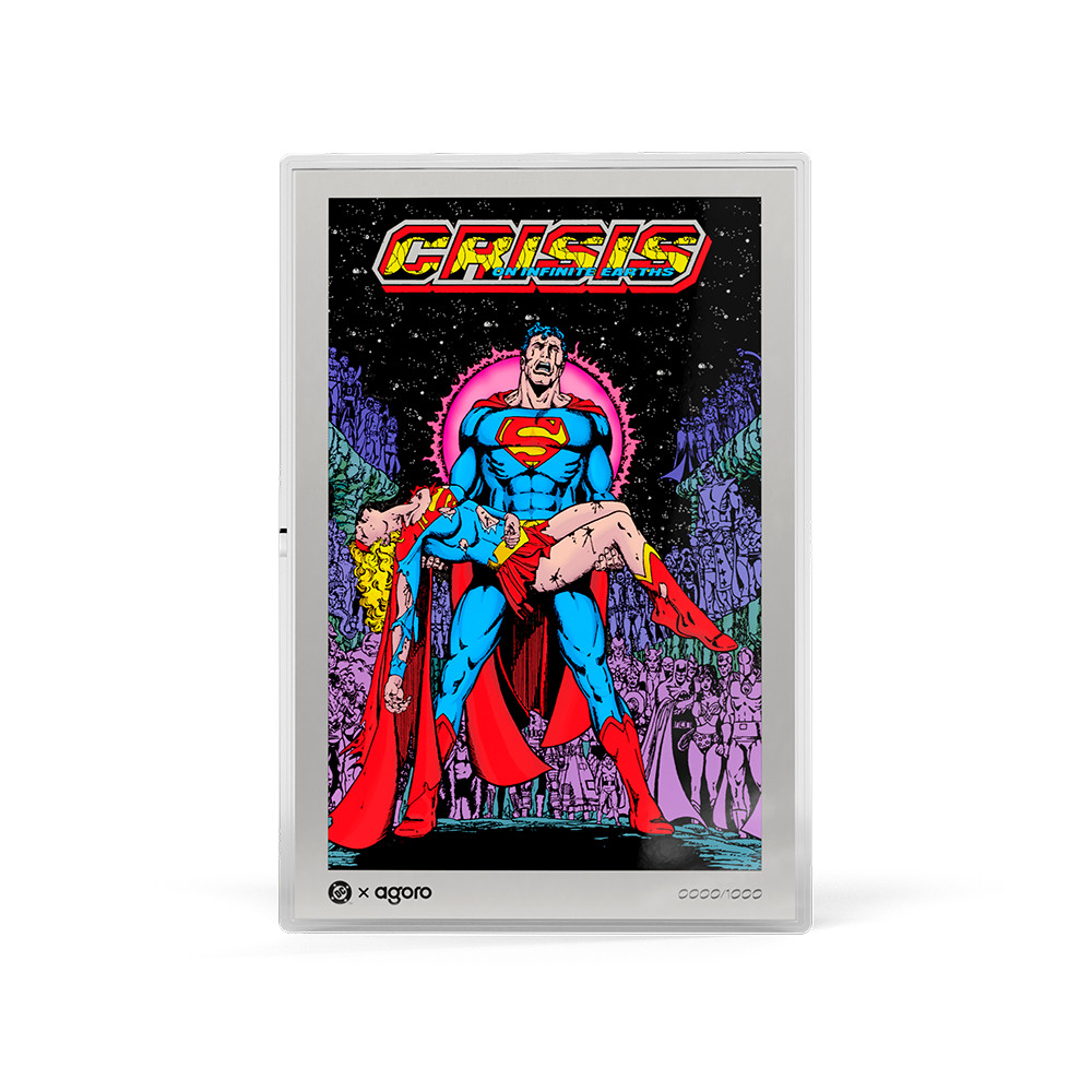 Agoro 1 oz Silver Foil Death of Supergirl - Crisis on Infinite Earths #7