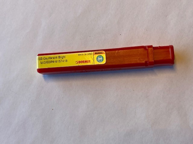 Dormer 3/8" 82 DEGREE COUNTERSINK MULTI FLUTE 1/4" SHANK