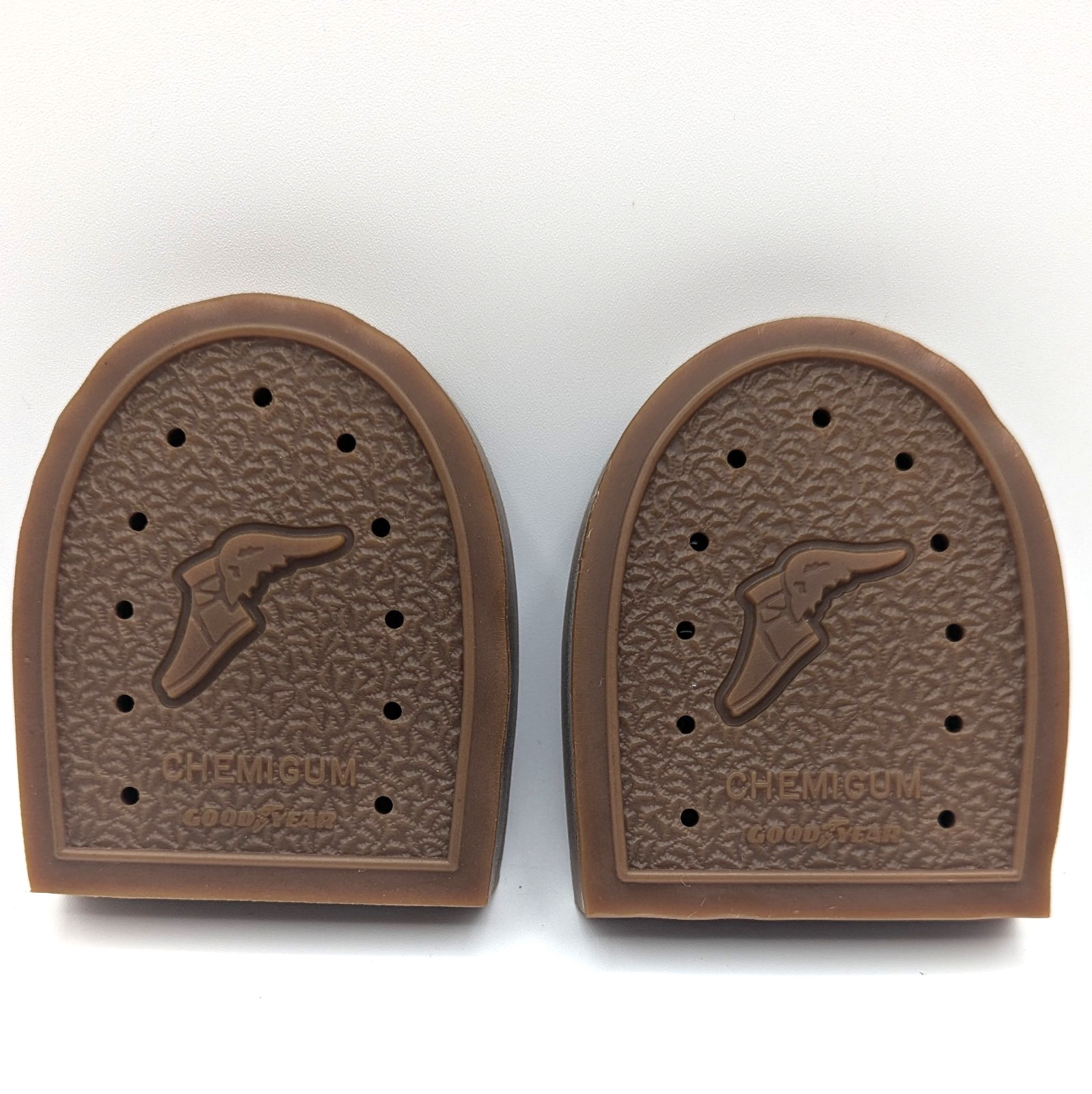 Goodyear Chemigum Size 14L Washer Heels Oak Workboot Heel Shoe Repair