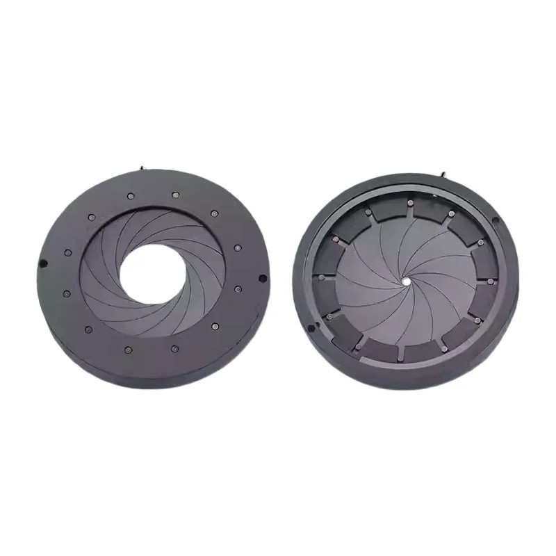 Manual Iris Diaphragm 1.5-33mm Variable Aperture OD53mm Lab Industrial Optical