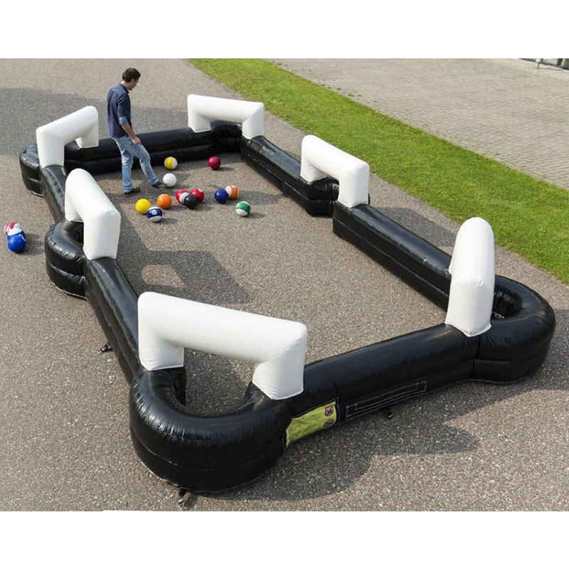 16.4*9.84' Inflatable Snooker Football Pool Game Pitch Ball Billiards Sport