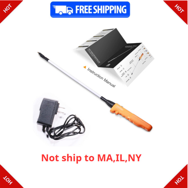 West Thorne Pro Livestock Prod, Newest Waterproof Cattle Prod Stick with LED ...