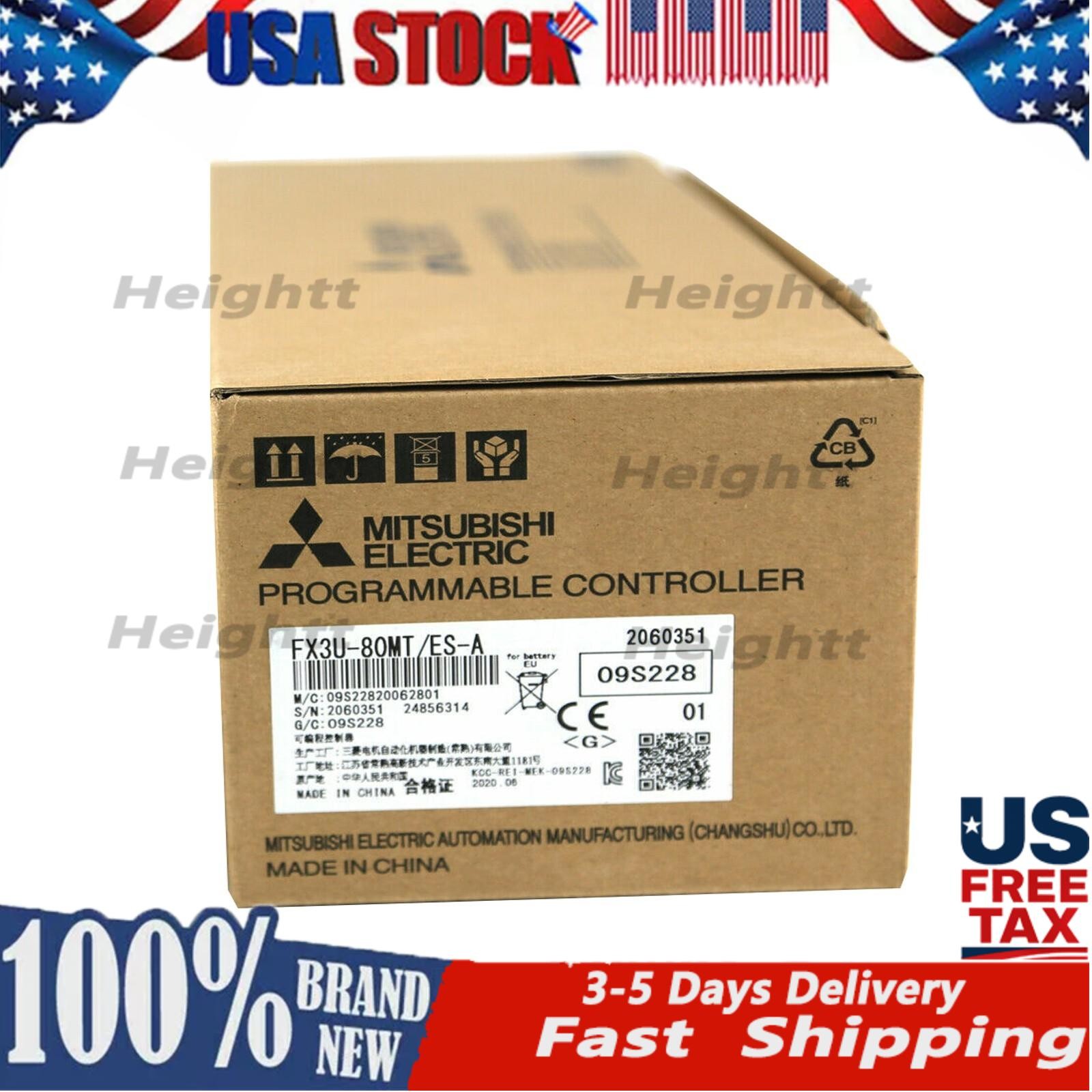 FX3U-80MT/ES-A Mitsubishi New Sealed PLC MODULE FX3U-80MT/ES-A-