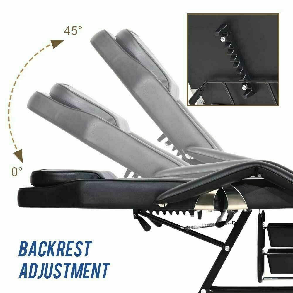 Adjustable Facial Table Lash Extensions Bed Massage Salon Spa Tattoo Equipment